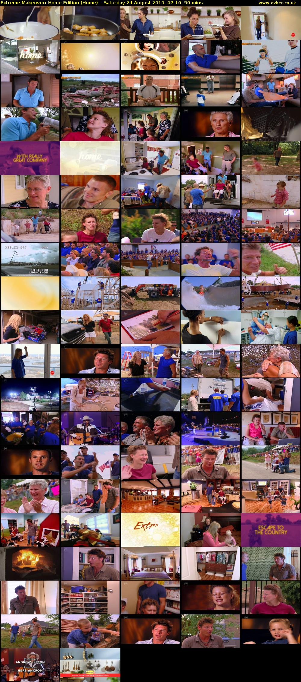 Extreme Makeover: Home Edition (Home) Saturday 24 August 2019 07:10 - 08:00