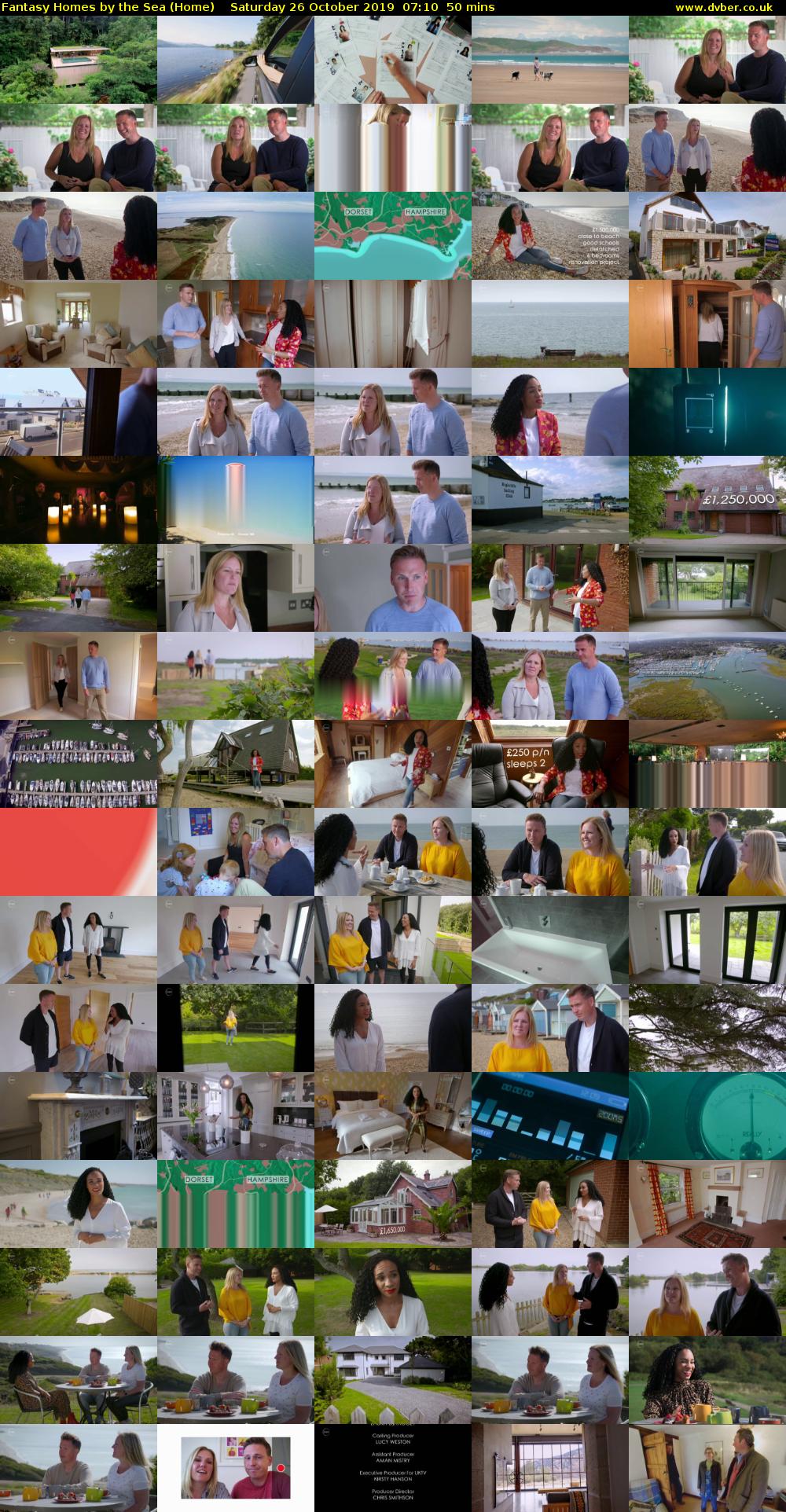 Fantasy Homes by the Sea (Home) Saturday 26 October 2019 07:10 - 08:00