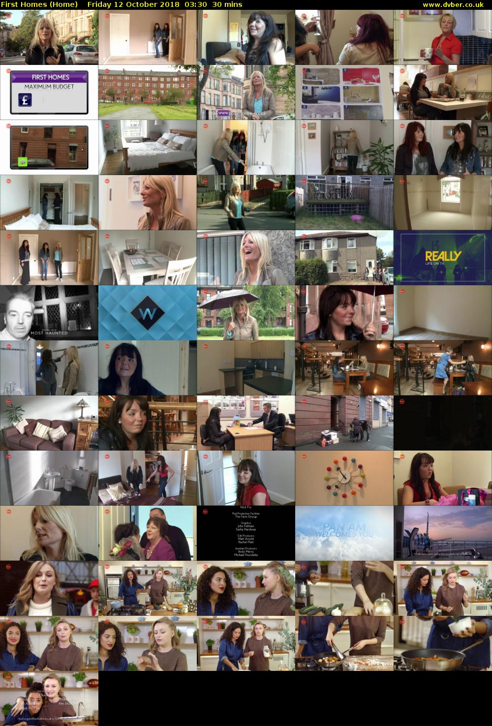 First Homes (Home) Friday 12 October 2018 03:30 - 04:00