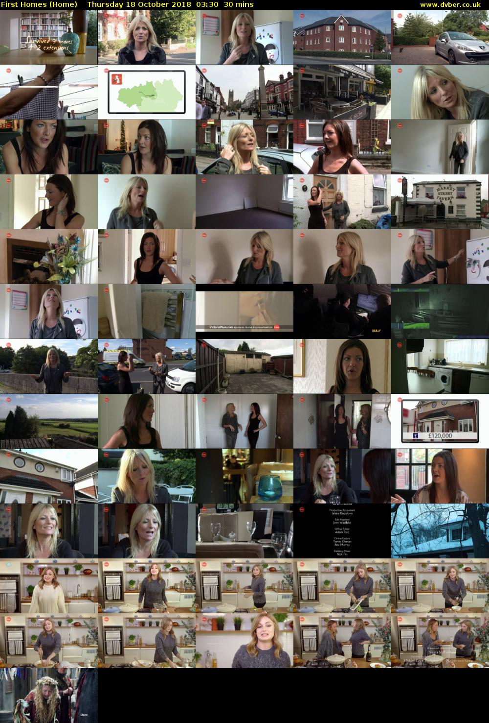 First Homes (Home) Thursday 18 October 2018 03:30 - 04:00