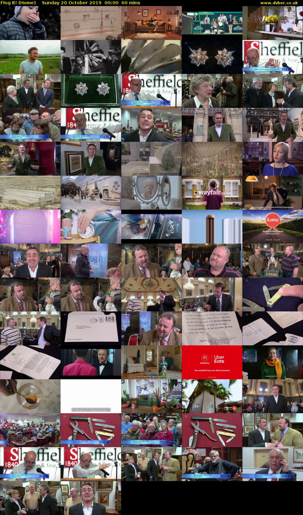 Flog It! (Home) Sunday 20 October 2019 00:00 - 01:00
