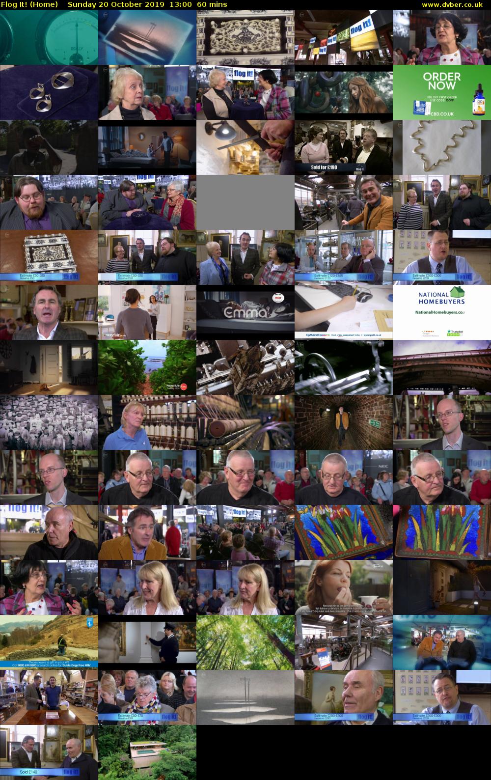 Flog It! (Home) Sunday 20 October 2019 13:00 - 14:00