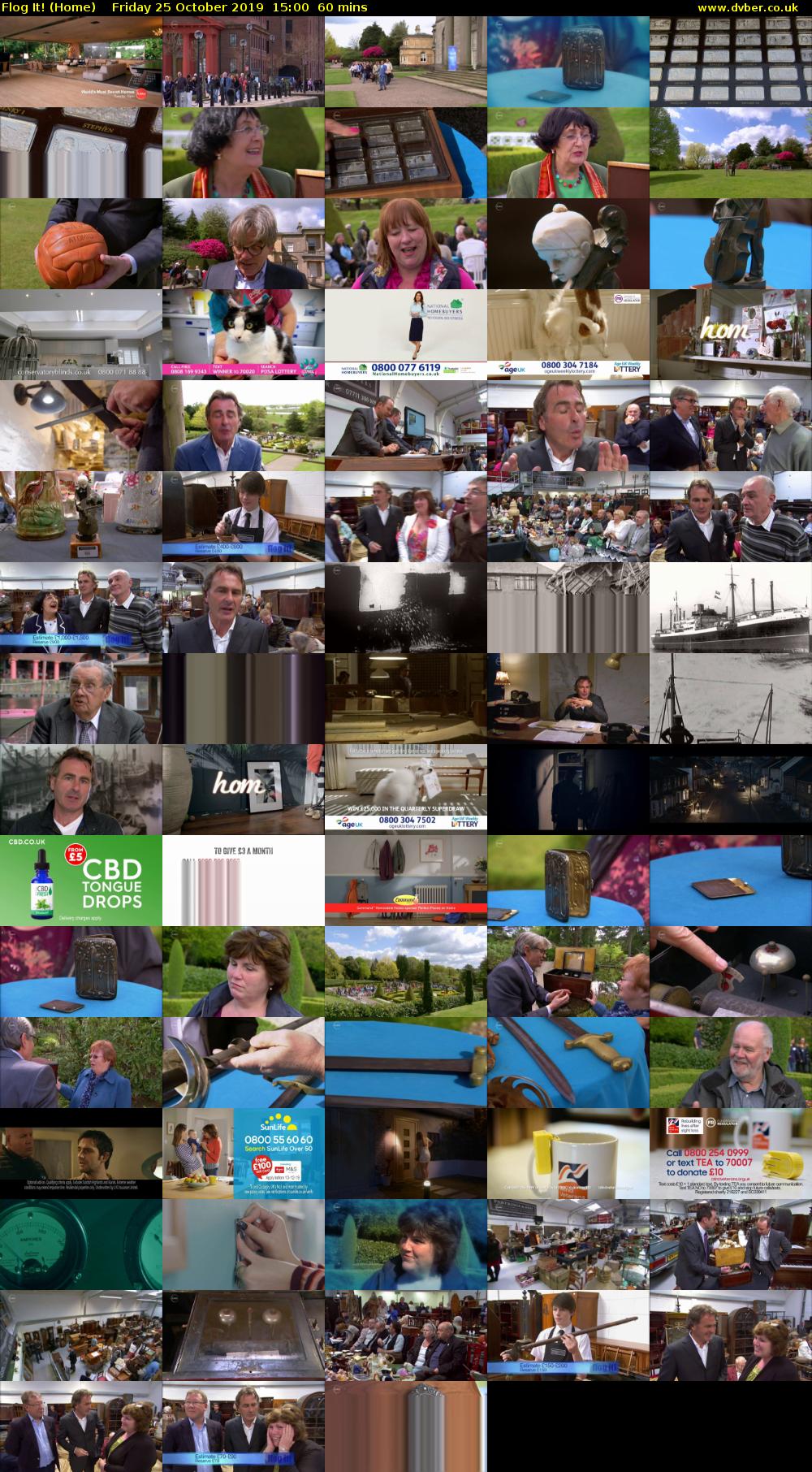 Flog It! (Home) Friday 25 October 2019 15:00 - 16:00