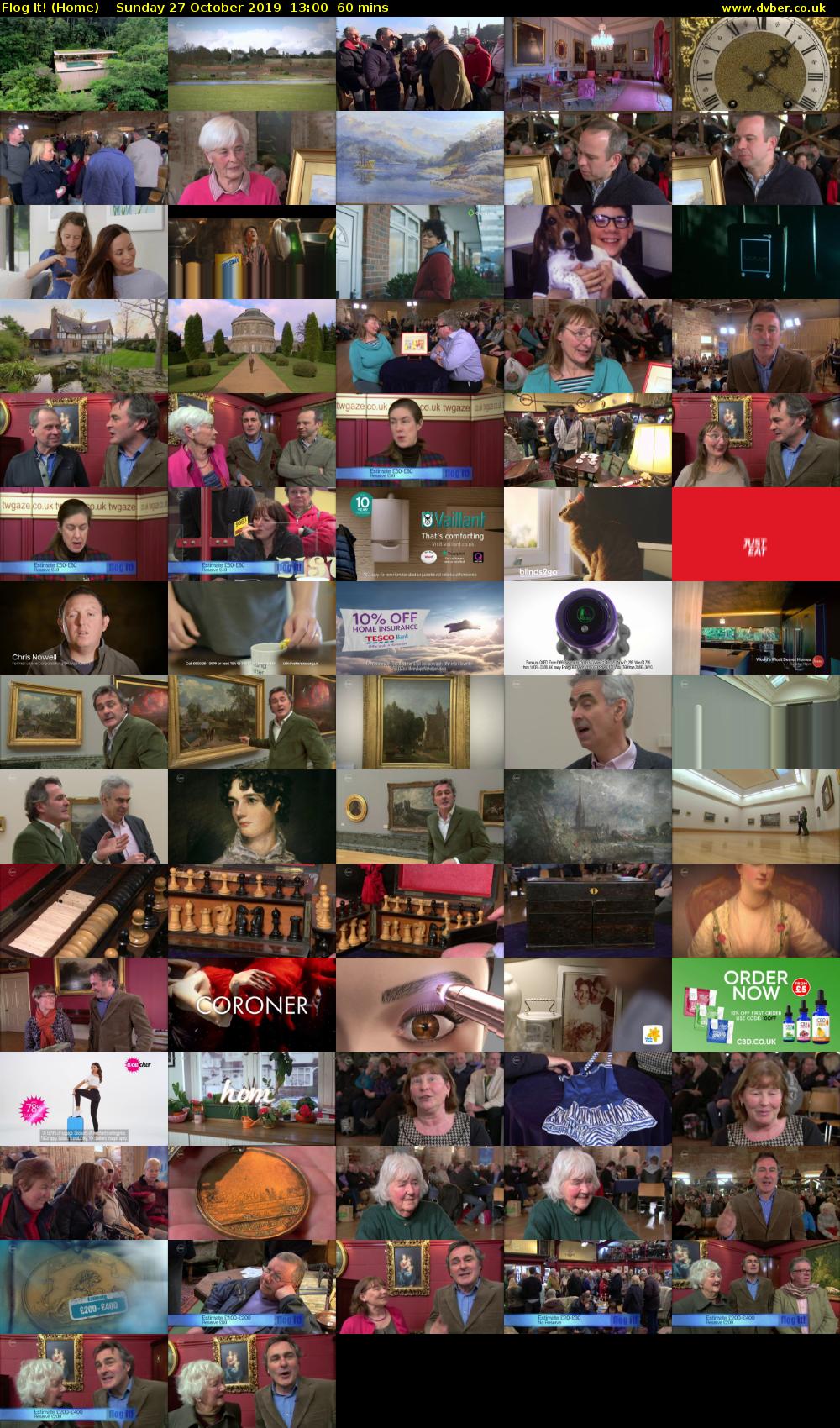 Flog It! (Home) Sunday 27 October 2019 13:00 - 14:00