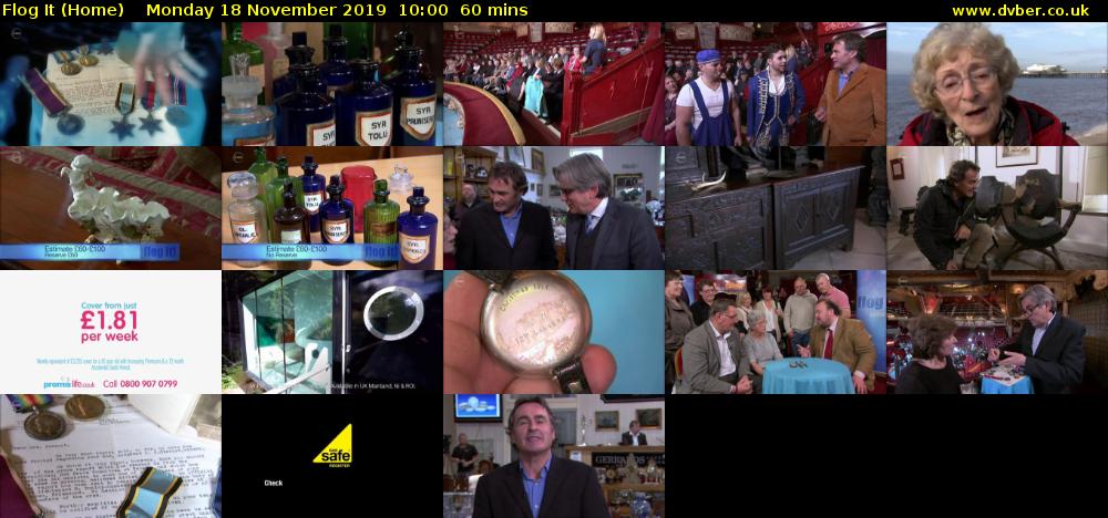 Flog It (Home) Monday 18 November 2019 10:00 - 11:00