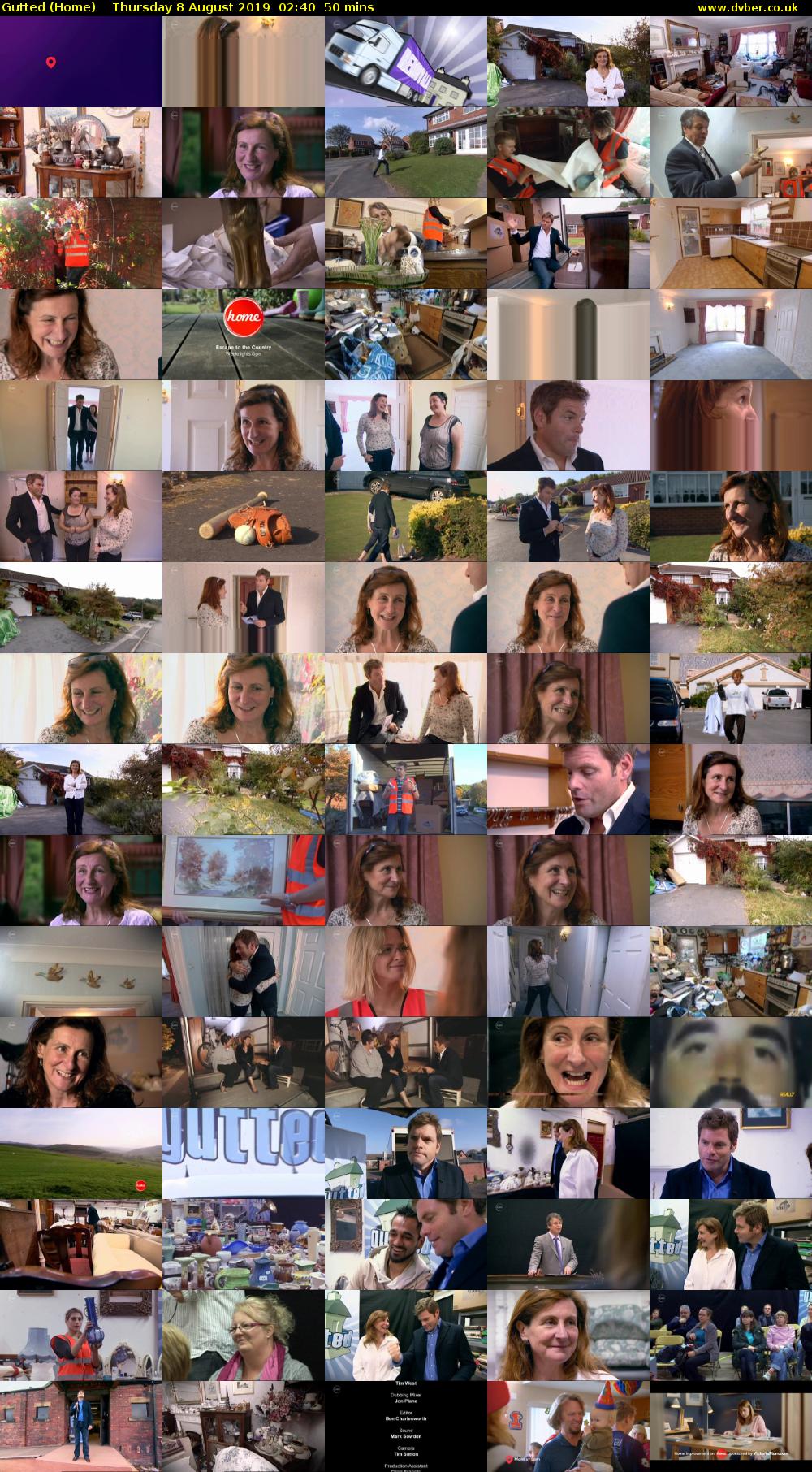 Gutted (Home) Thursday 8 August 2019 02:40 - 03:30