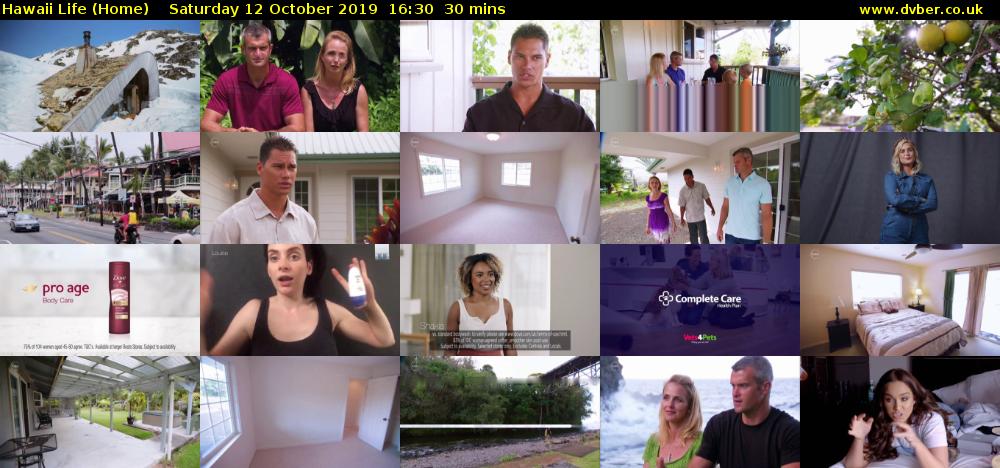 Hawaii Life (Home) Saturday 12 October 2019 16:30 - 17:00