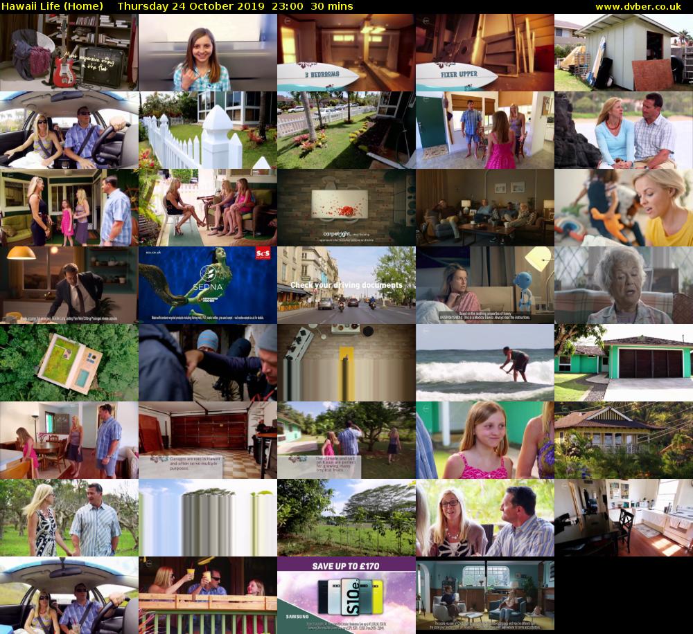 Hawaii Life (Home) Thursday 24 October 2019 23:00 - 23:30