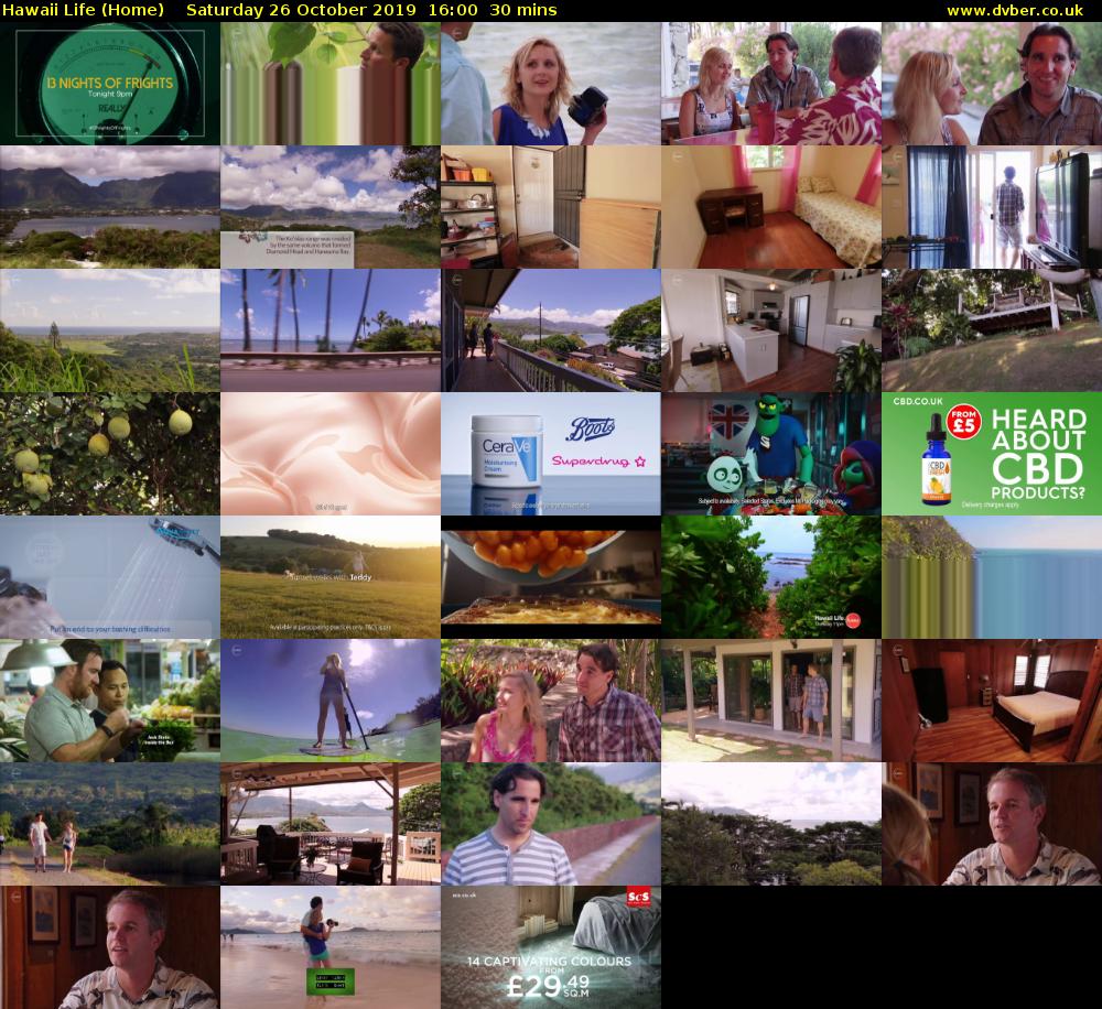 Hawaii Life (Home) Saturday 26 October 2019 16:00 - 16:30