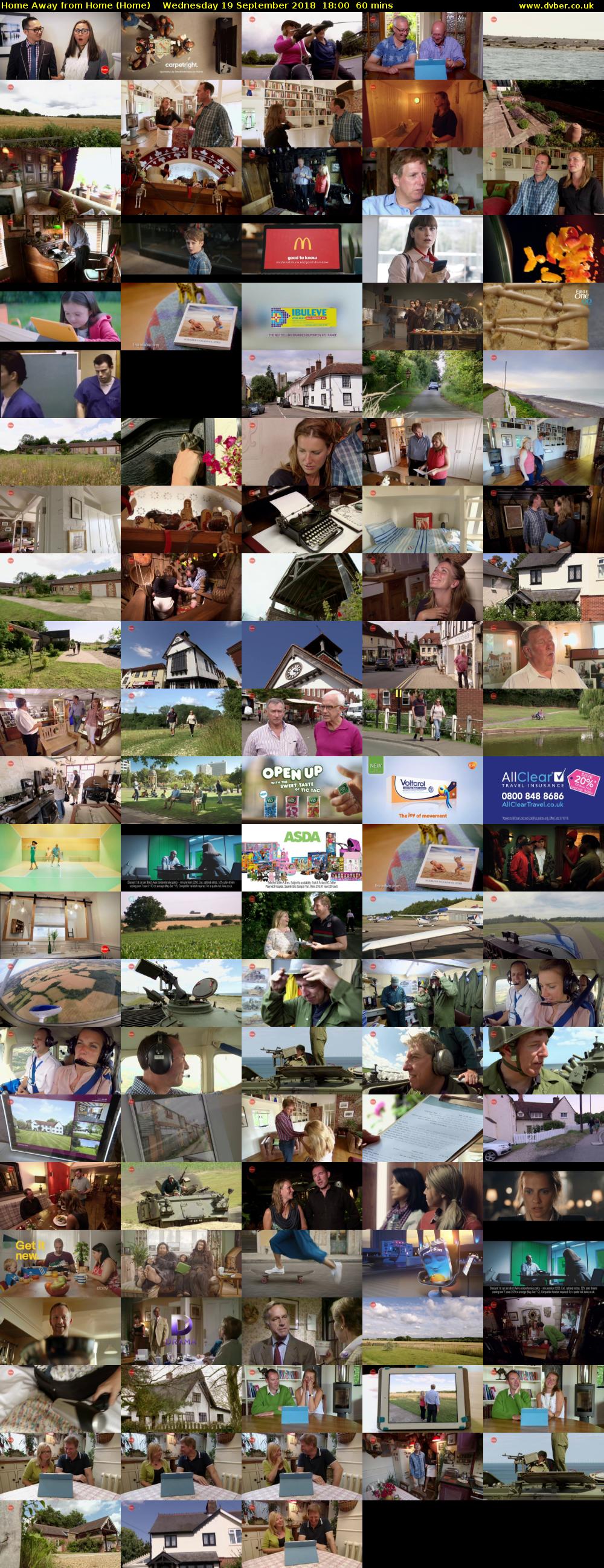 Home Away from Home (Home) Wednesday 19 September 2018 18:00 - 19:00