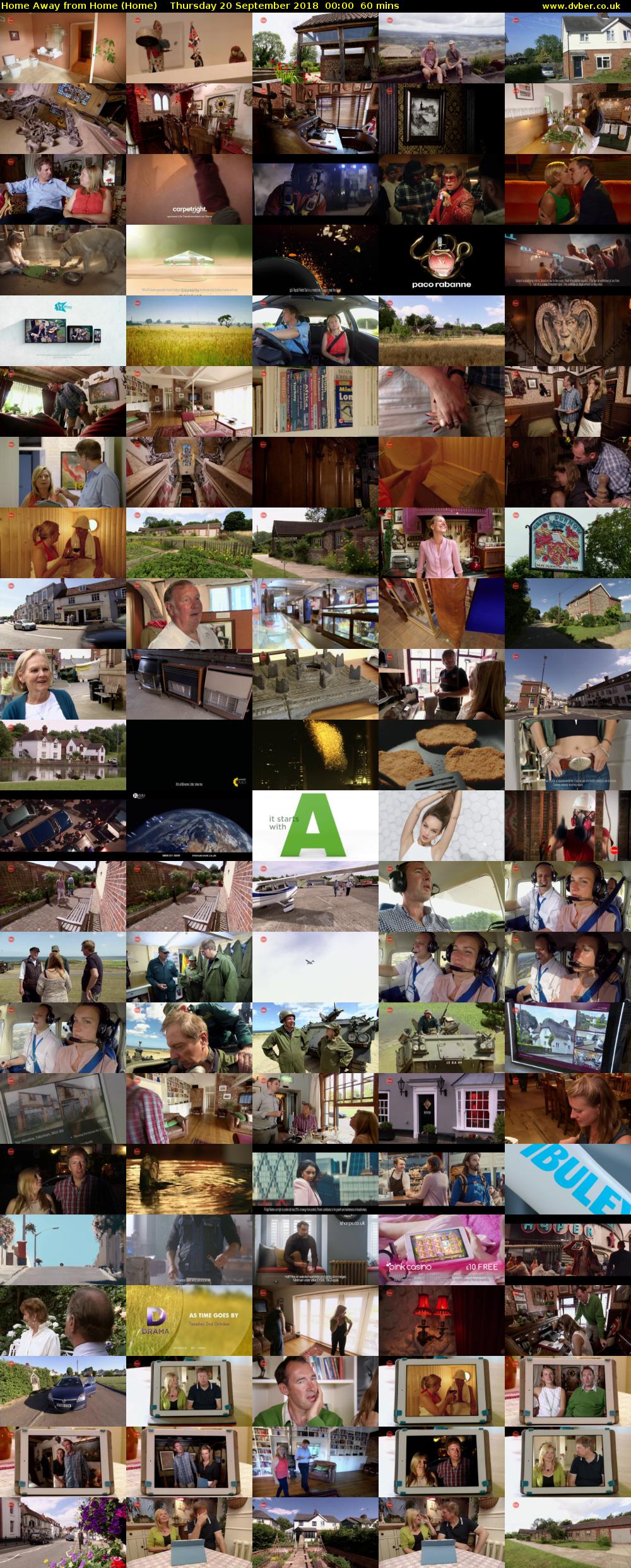 Home Away from Home (Home) Thursday 20 September 2018 00:00 - 01:00