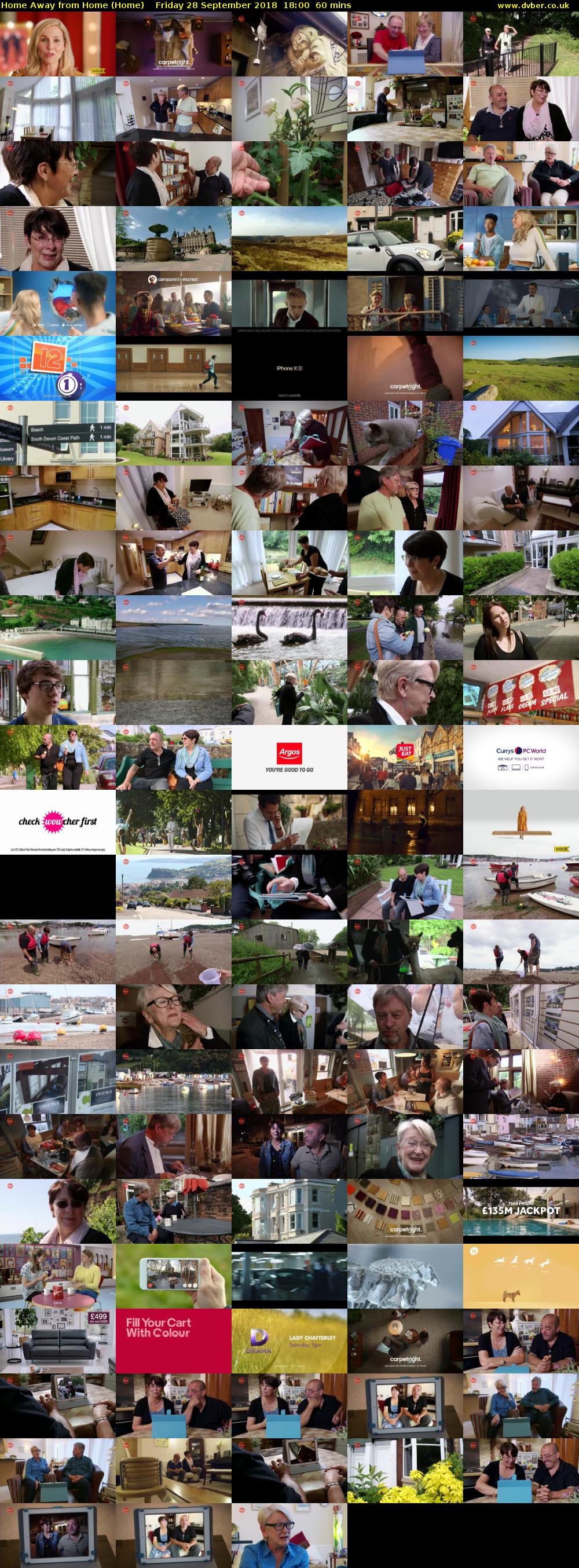 Home Away from Home (Home) Friday 28 September 2018 18:00 - 19:00