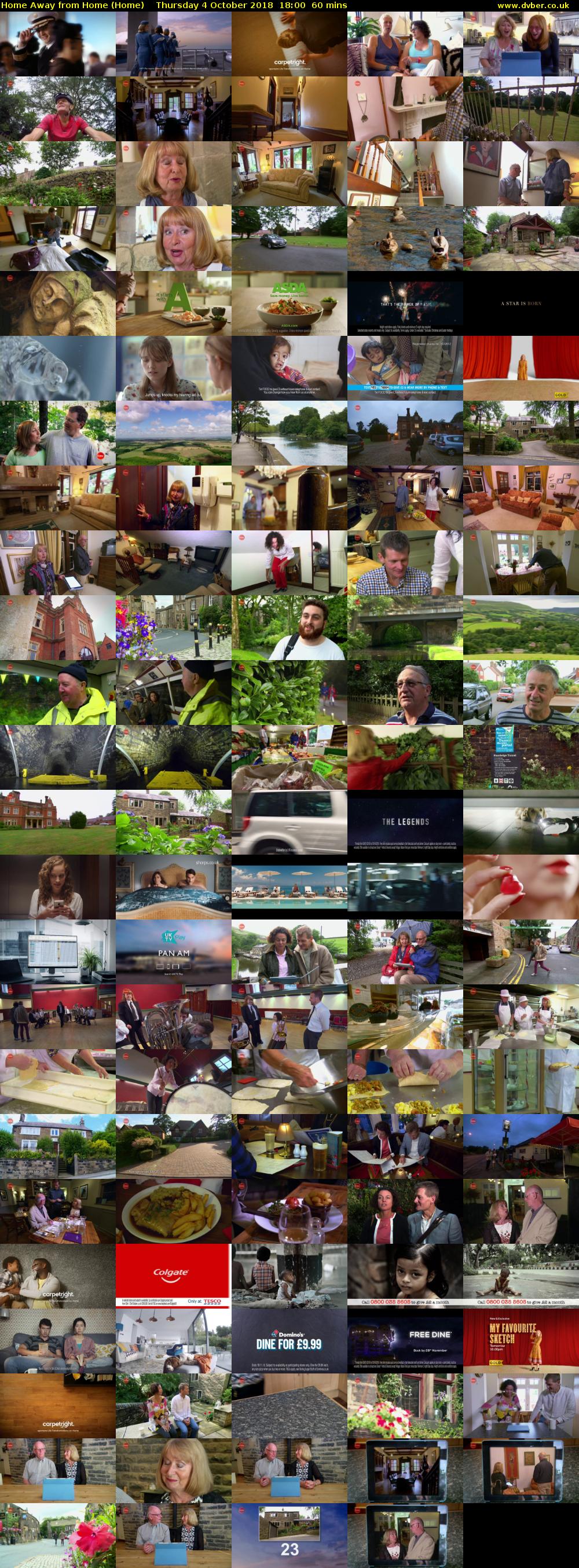 Home Away from Home (Home) Thursday 4 October 2018 18:00 - 19:00