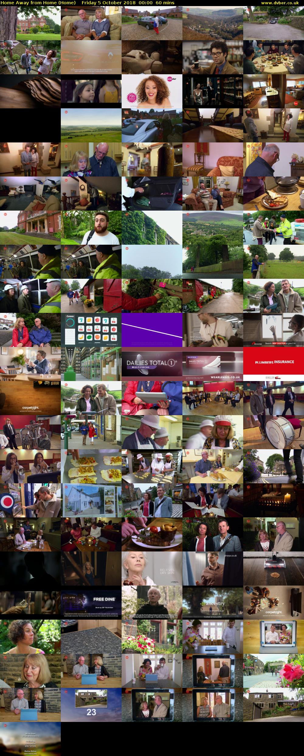 Home Away from Home (Home) Friday 5 October 2018 00:00 - 01:00