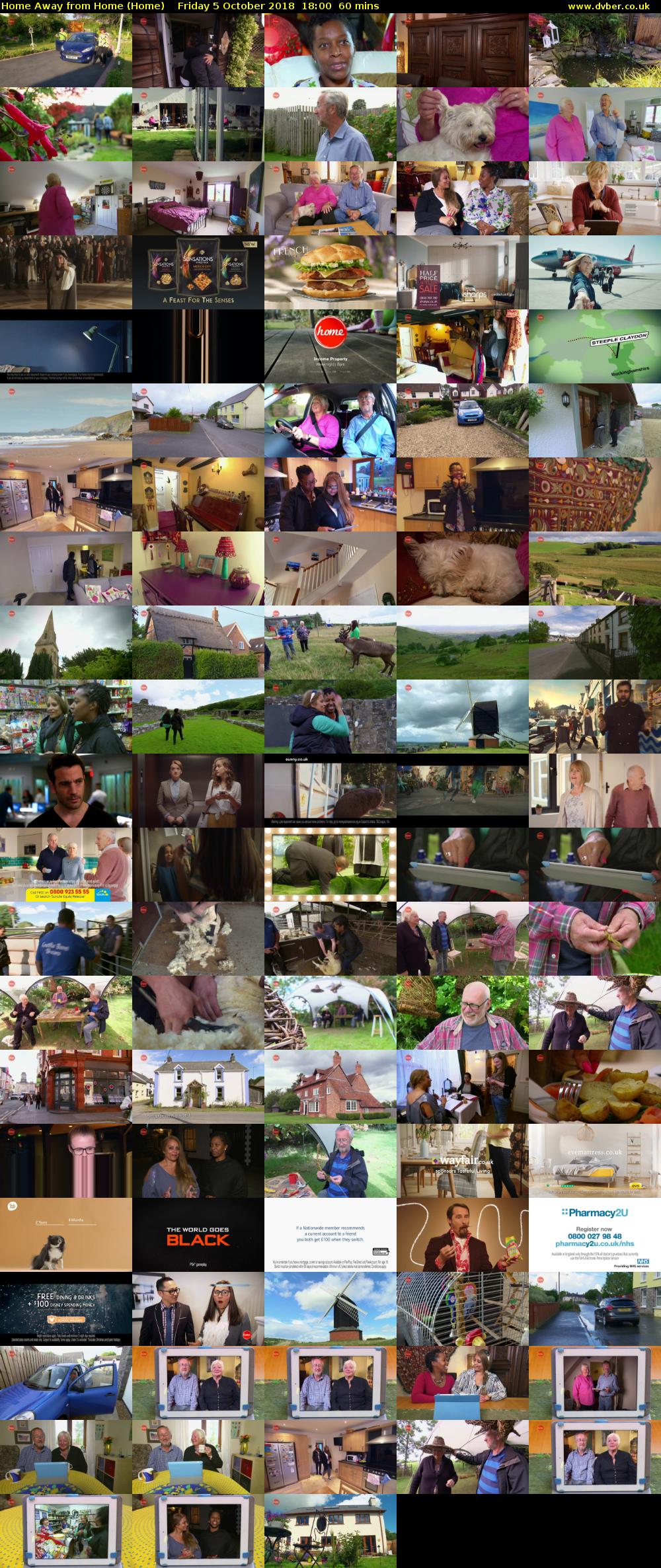 Home Away from Home (Home) Friday 5 October 2018 18:00 - 19:00