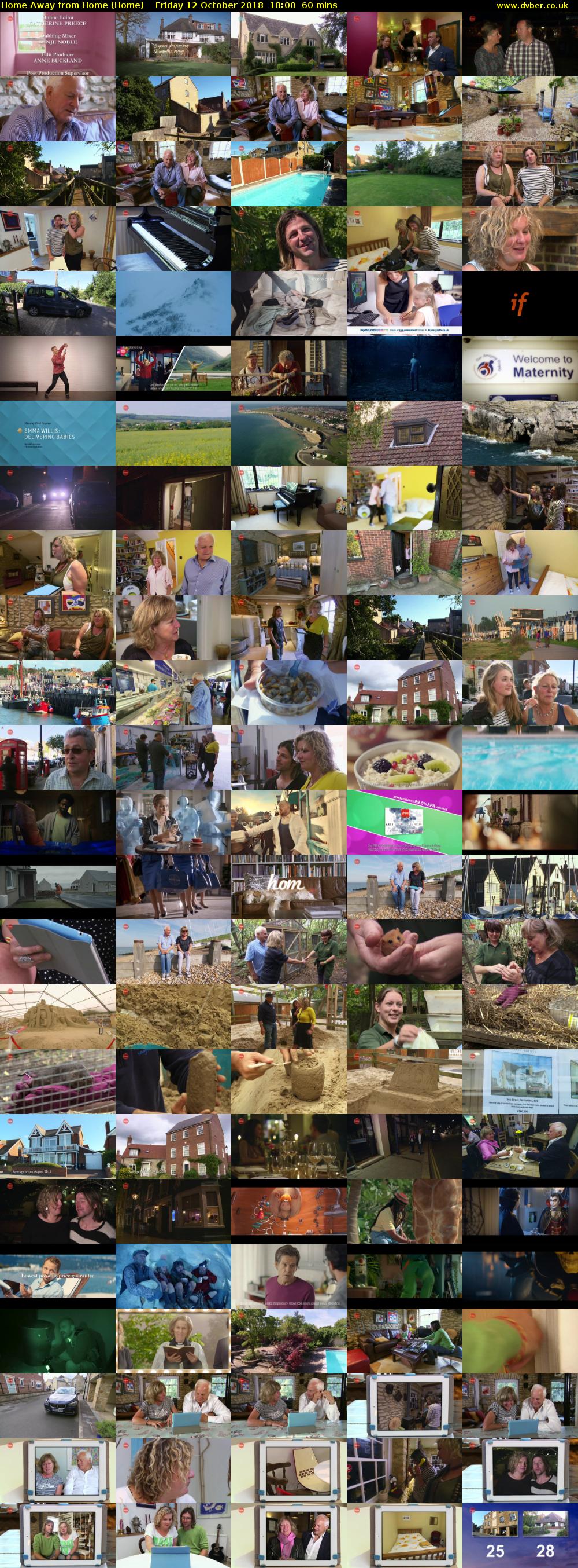 Home Away from Home (Home) Friday 12 October 2018 18:00 - 19:00