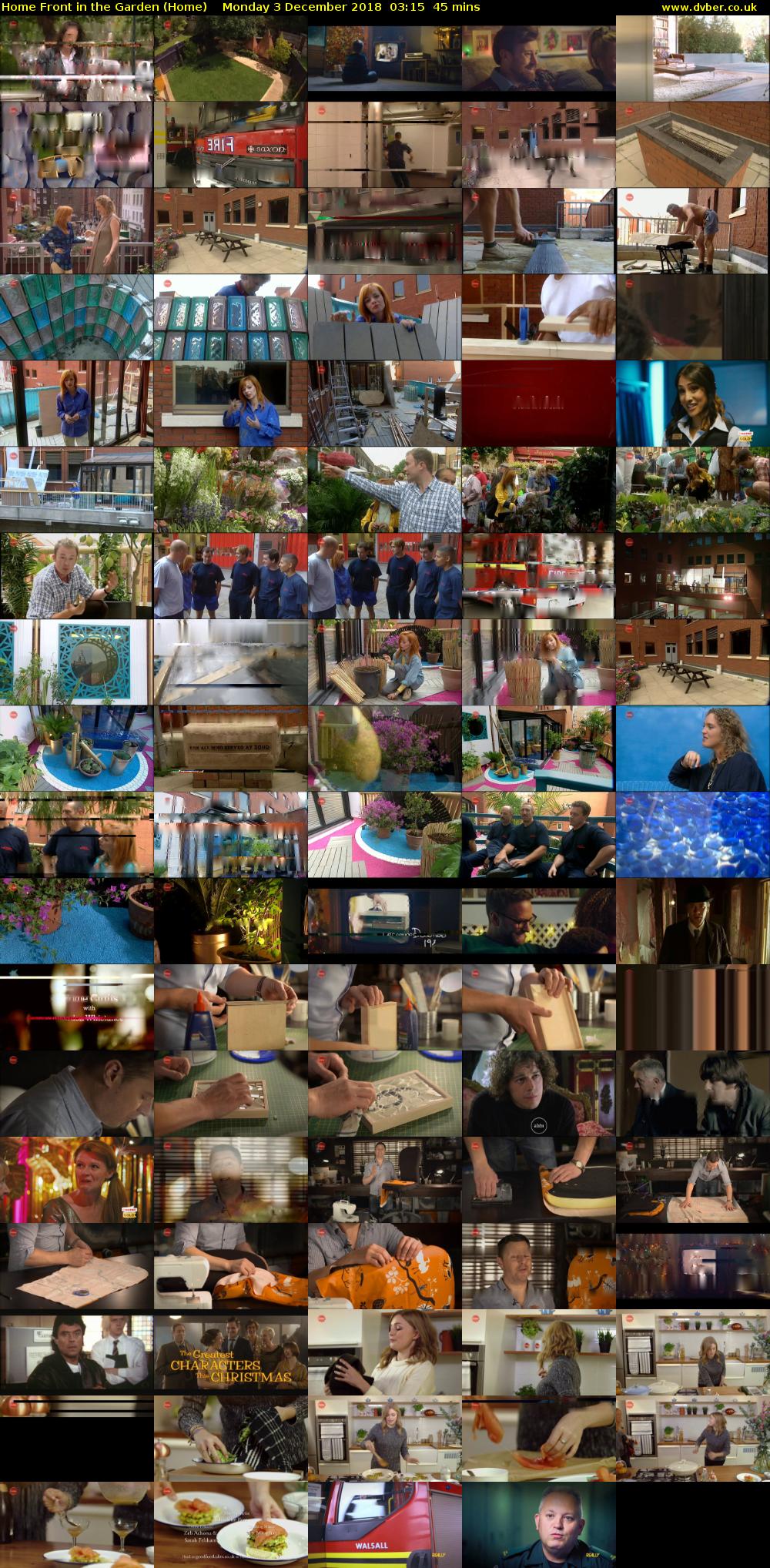 Home Front in the Garden (Home) Monday 3 December 2018 03:15 - 04:00