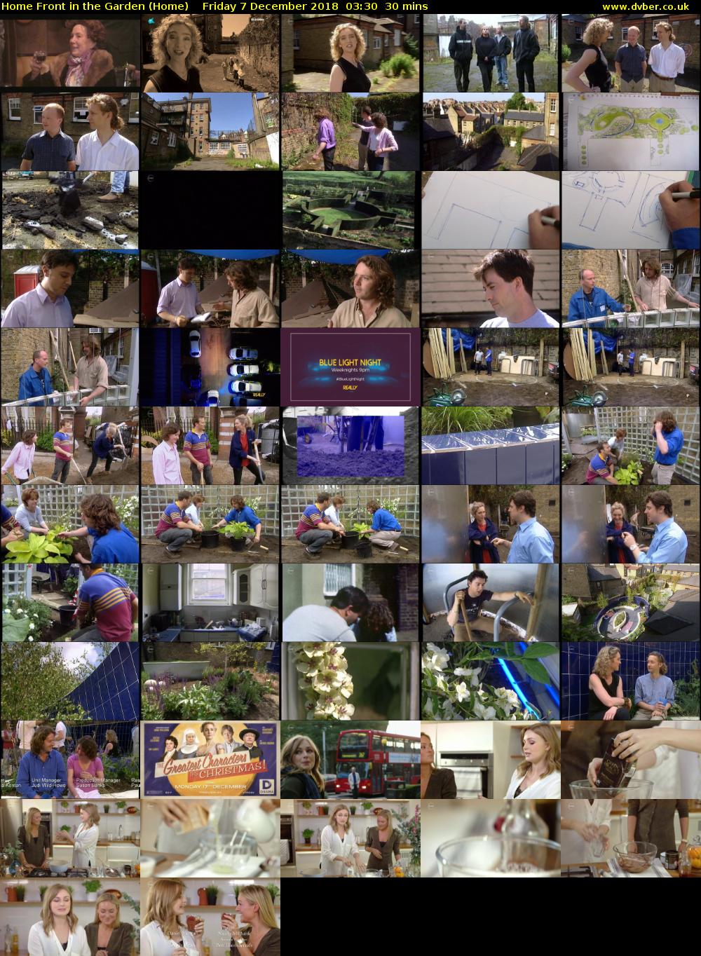 Home Front in the Garden (Home) Friday 7 December 2018 03:30 - 04:00