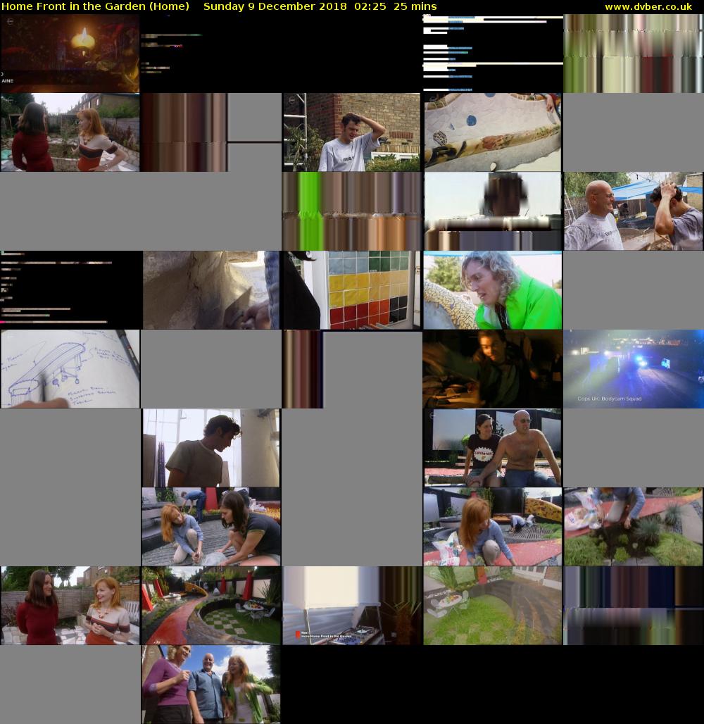 Home Front in the Garden (Home) Sunday 9 December 2018 02:25 - 02:50