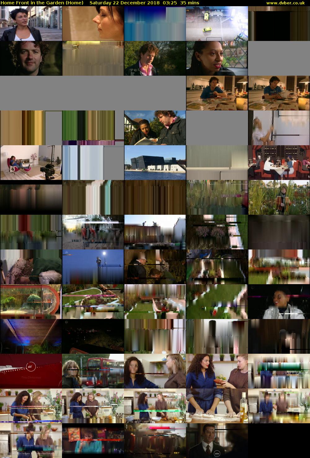 Home Front in the Garden (Home) Saturday 22 December 2018 03:25 - 04:00