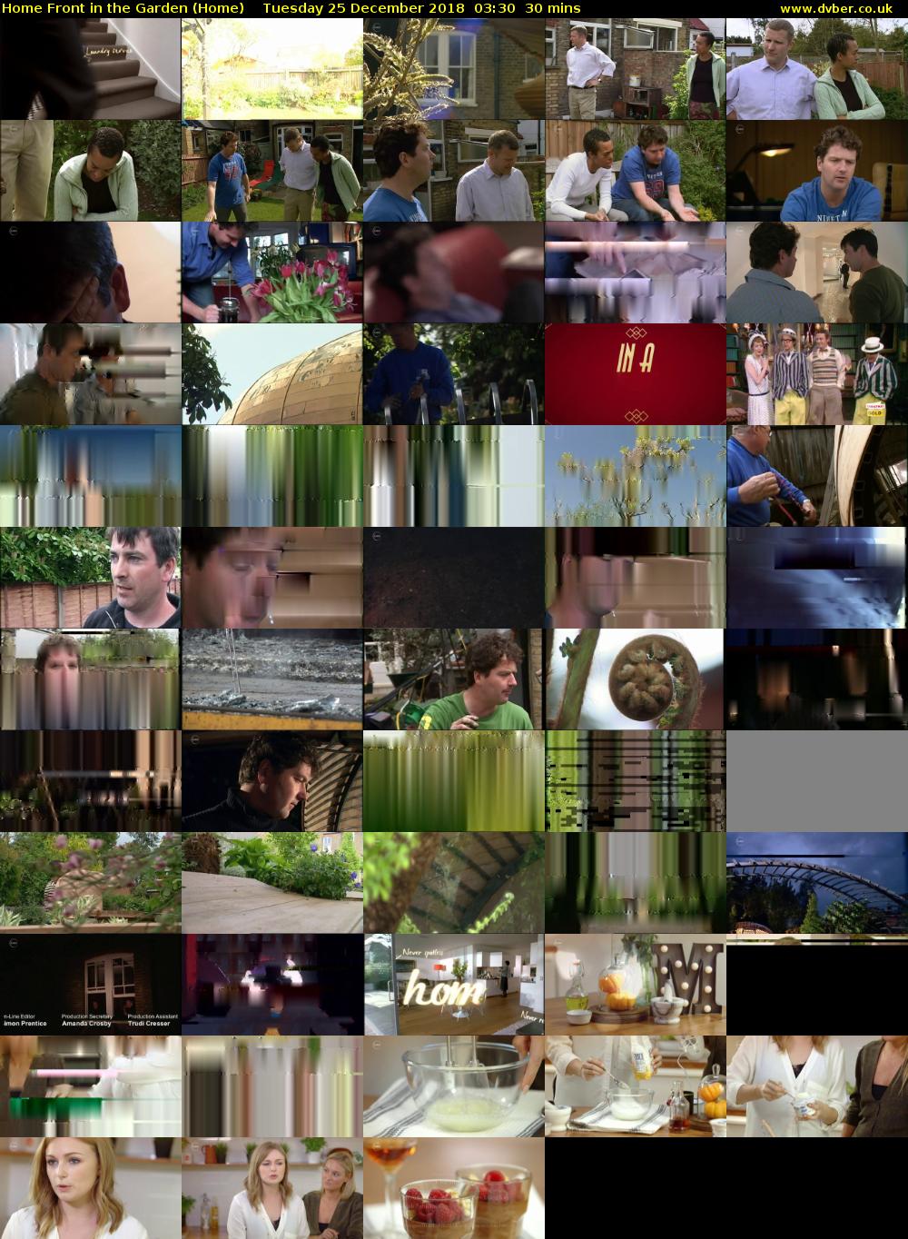 Home Front in the Garden (Home) Tuesday 25 December 2018 03:30 - 04:00