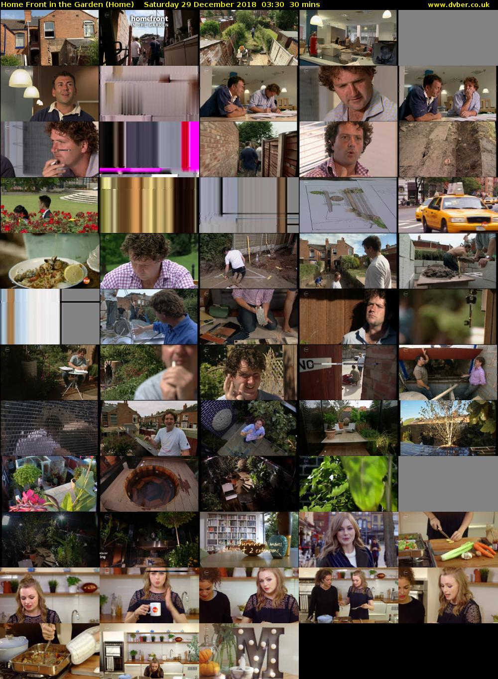 Home Front in the Garden (Home) Saturday 29 December 2018 03:30 - 04:00