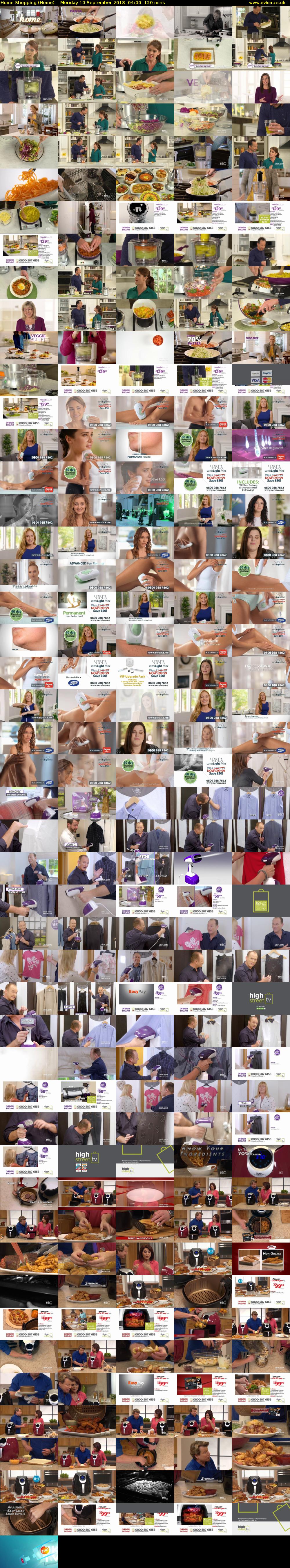 Home Shopping (Home) Monday 10 September 2018 04:00 - 06:00