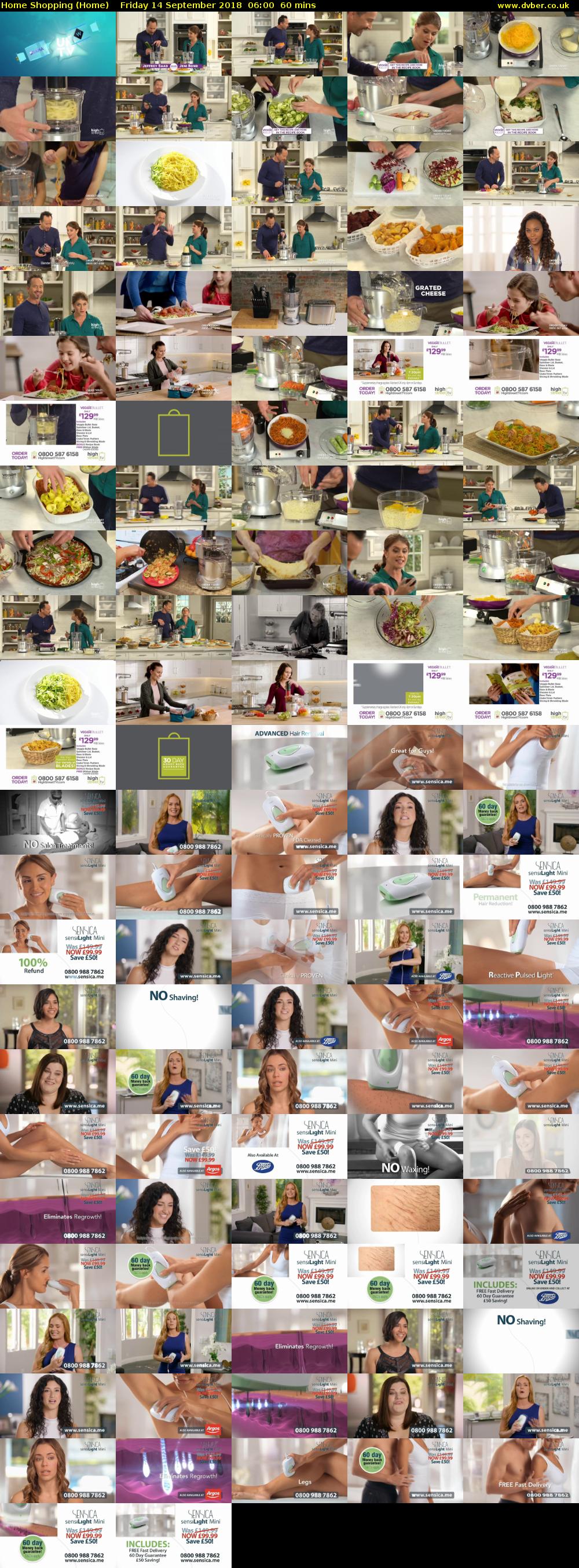 Home Shopping (Home) Friday 14 September 2018 06:00 - 07:00