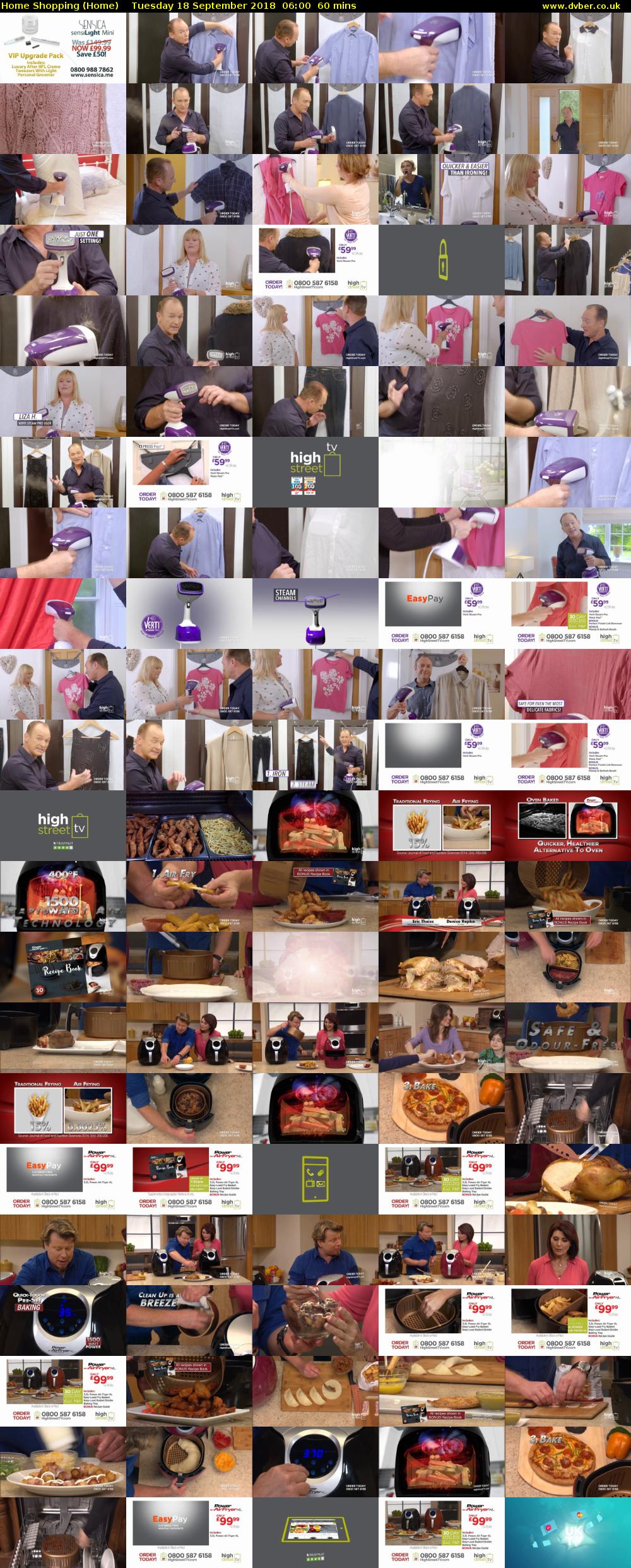 Home Shopping (Home) Tuesday 18 September 2018 06:00 - 07:00