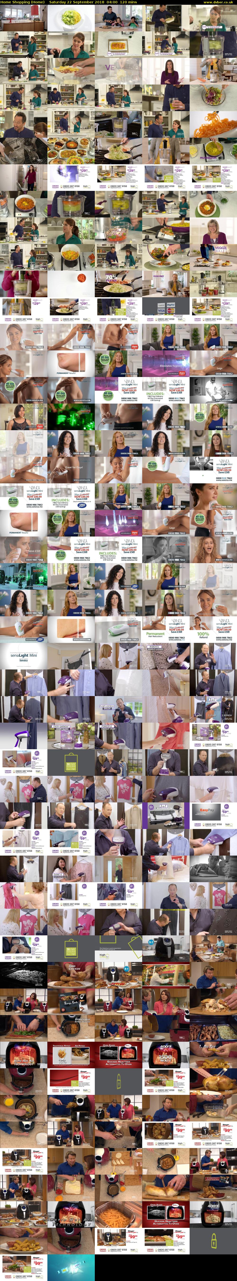 Home Shopping (Home) Saturday 22 September 2018 04:00 - 06:00