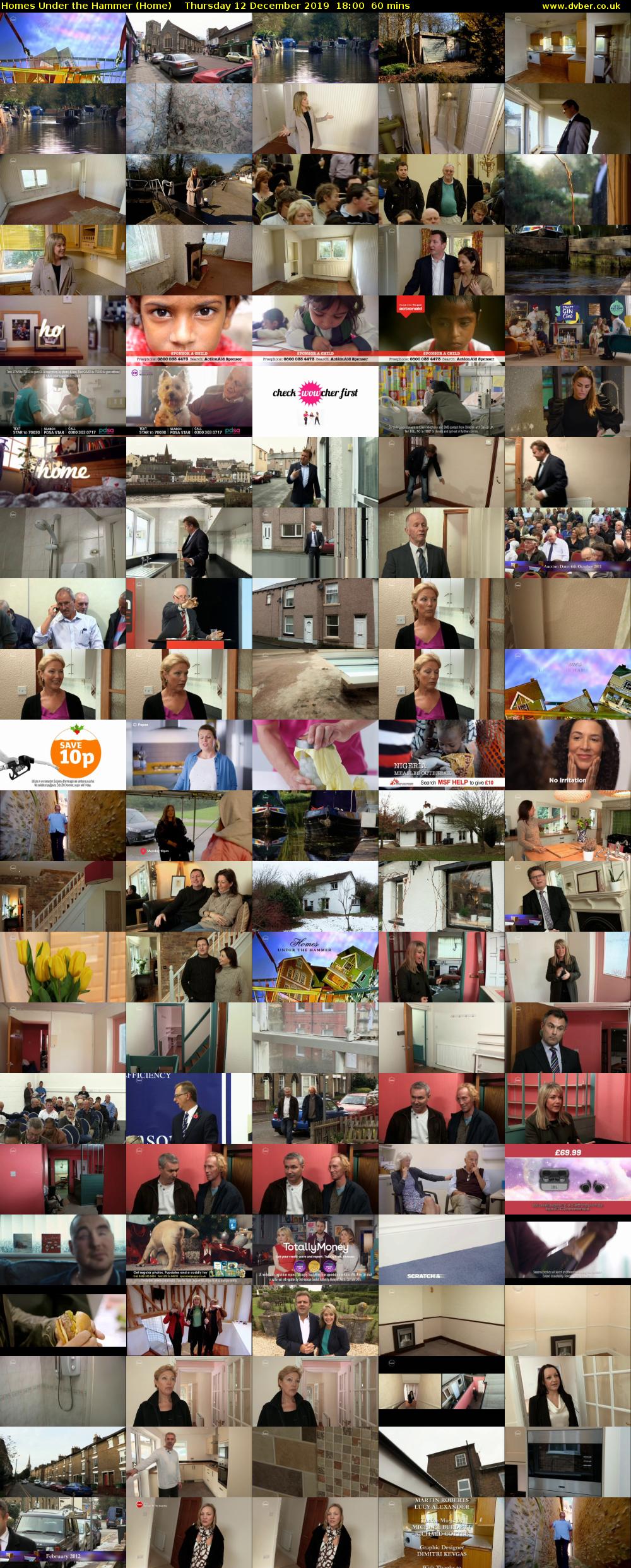 Homes Under the Hammer (Home) Thursday 12 December 2019 18:00 - 19:00