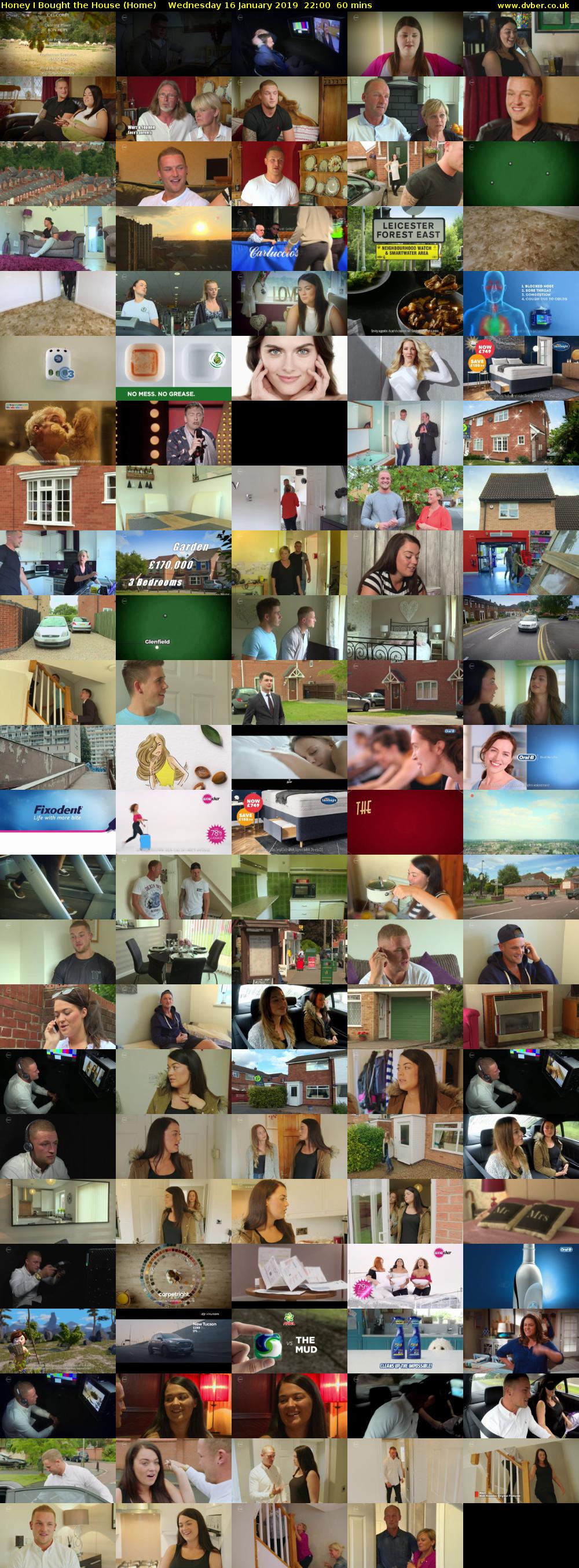 Honey I Bought The House (Home) Wednesday 16 January 2019 22:00 - 23:00