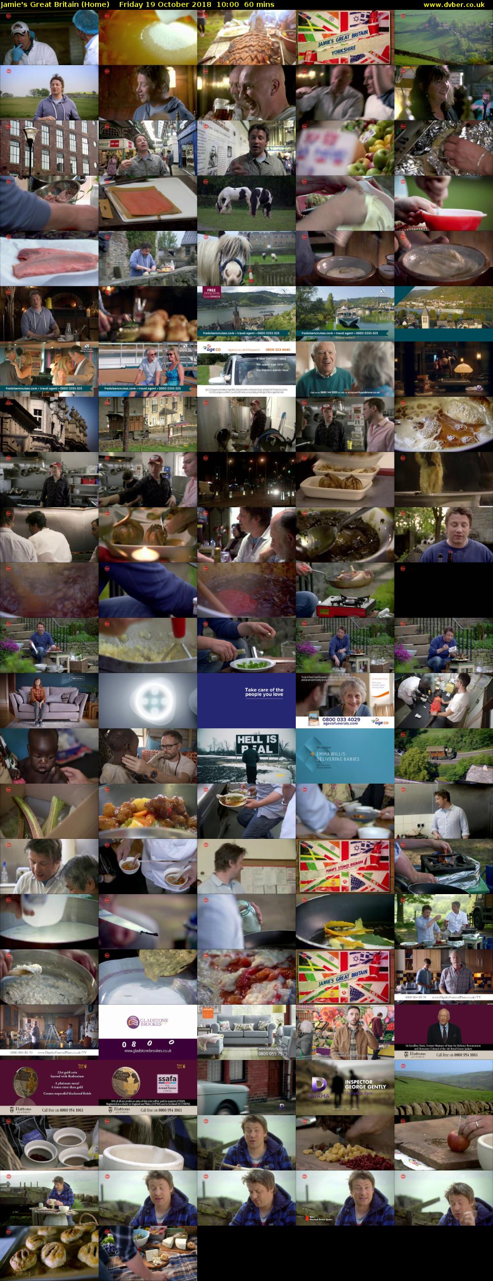 Jamie's Great Britain (Home) Friday 19 October 2018 10:00 - 11:00