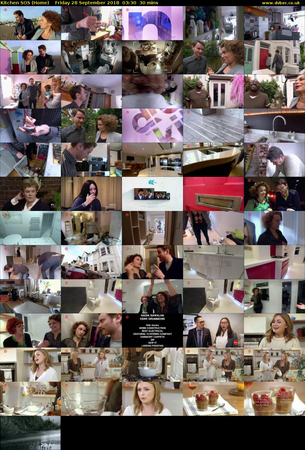 Kitchen SOS (Home) Friday 28 September 2018 03:30 - 04:00