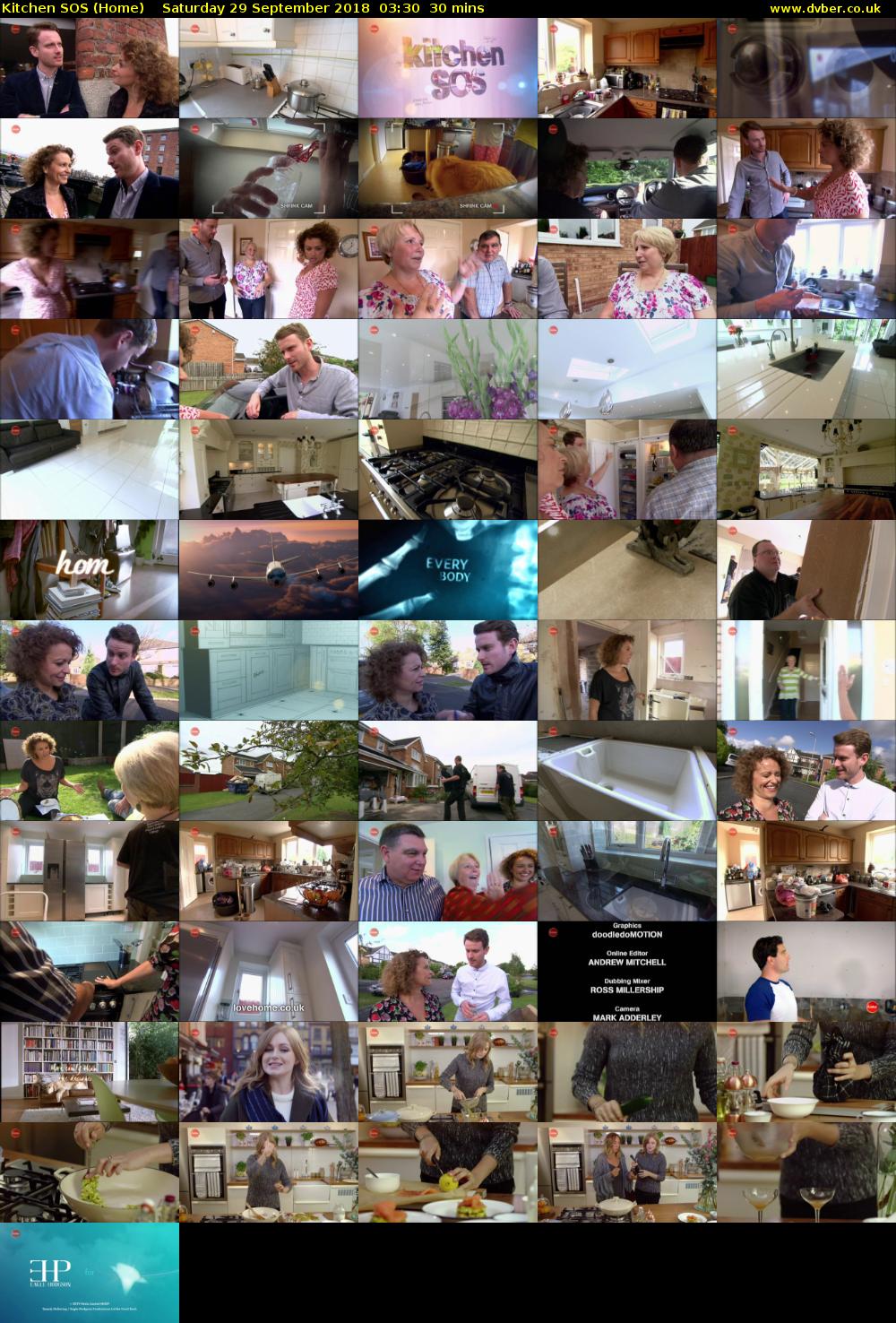 Kitchen SOS (Home) Saturday 29 September 2018 03:30 - 04:00