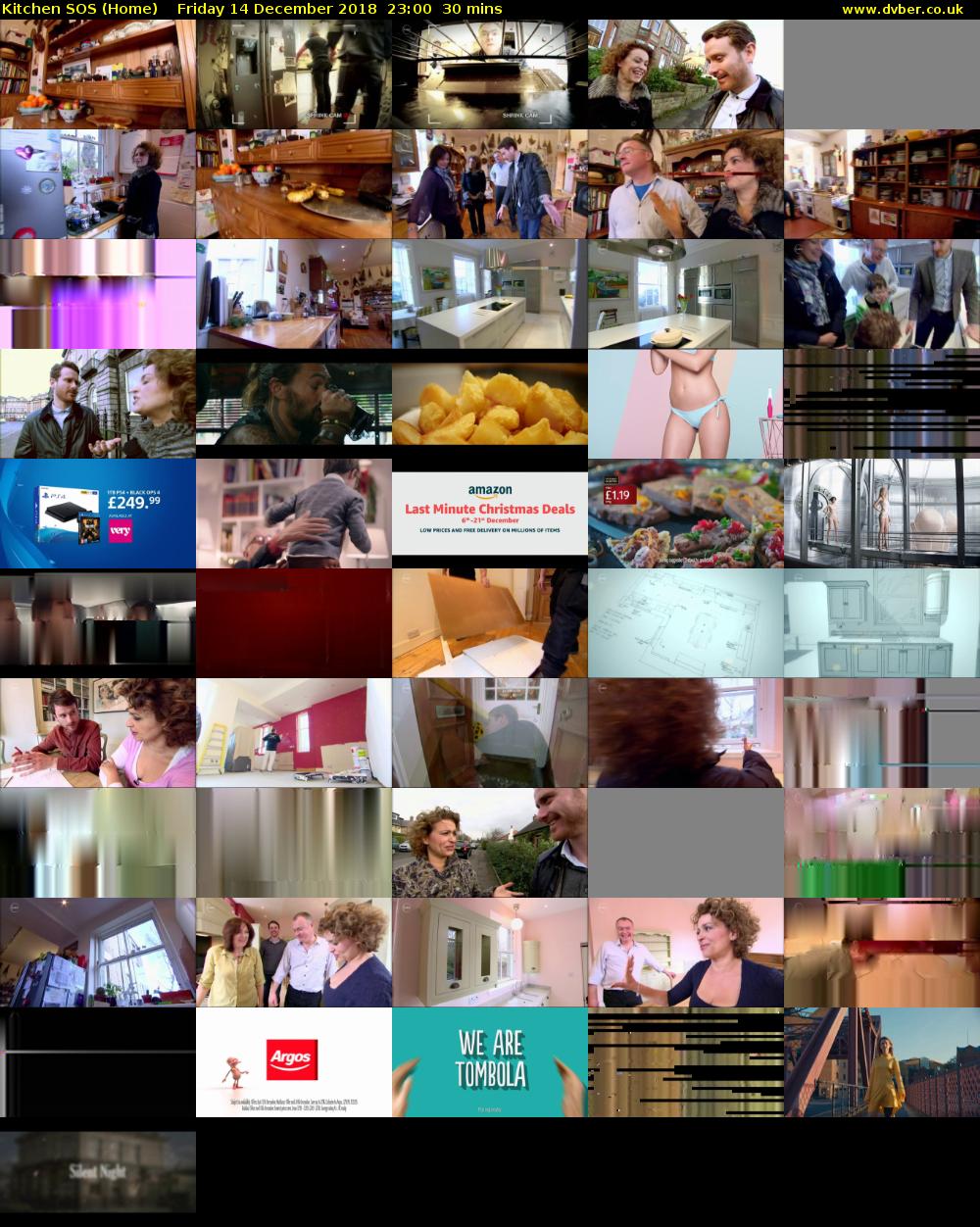 Kitchen SOS (Home) Friday 14 December 2018 23:00 - 23:30