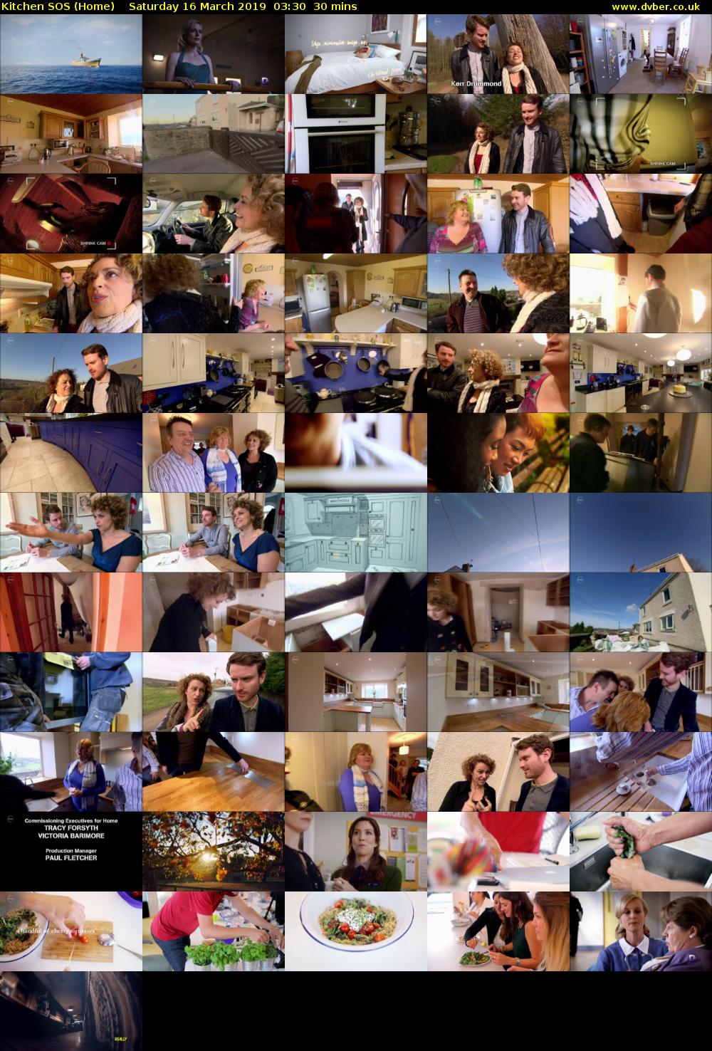 Kitchen SOS (Home) Saturday 16 March 2019 03:30 - 04:00