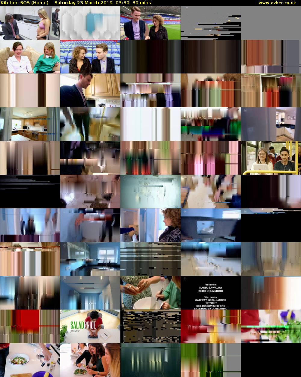 Kitchen SOS (Home) Saturday 23 March 2019 03:30 - 04:00