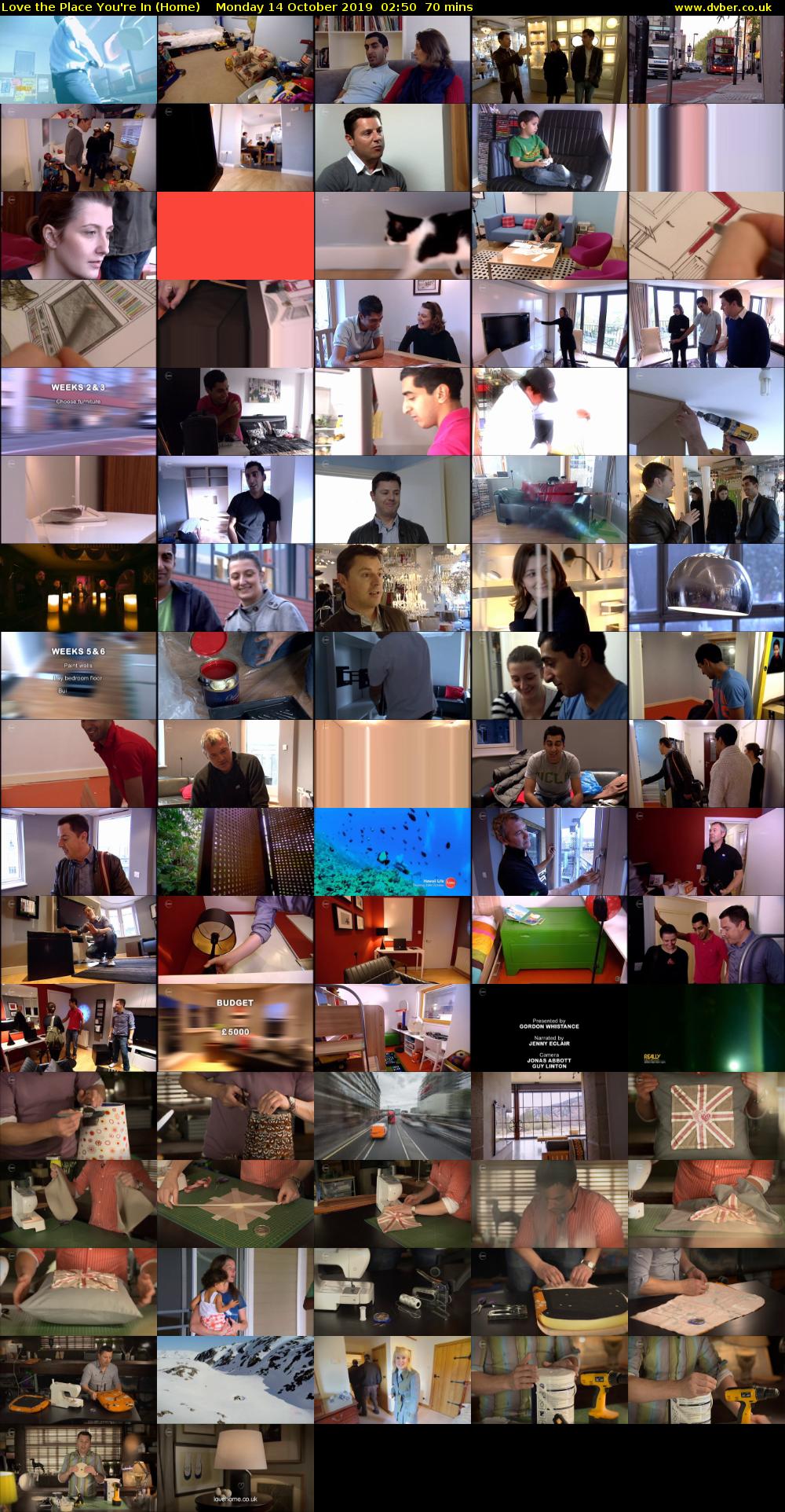 Love the Place You're In (Home) Monday 14 October 2019 02:50 - 04:00