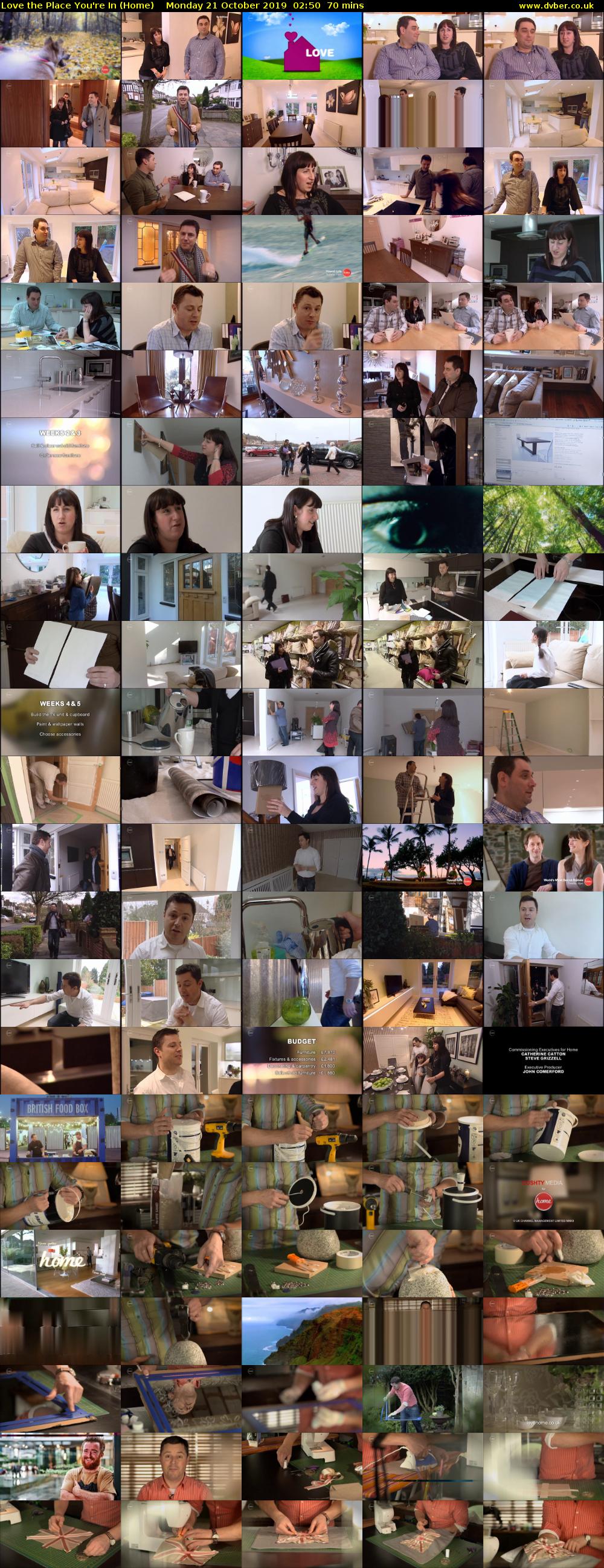 Love the Place You're In (Home) Monday 21 October 2019 02:50 - 04:00