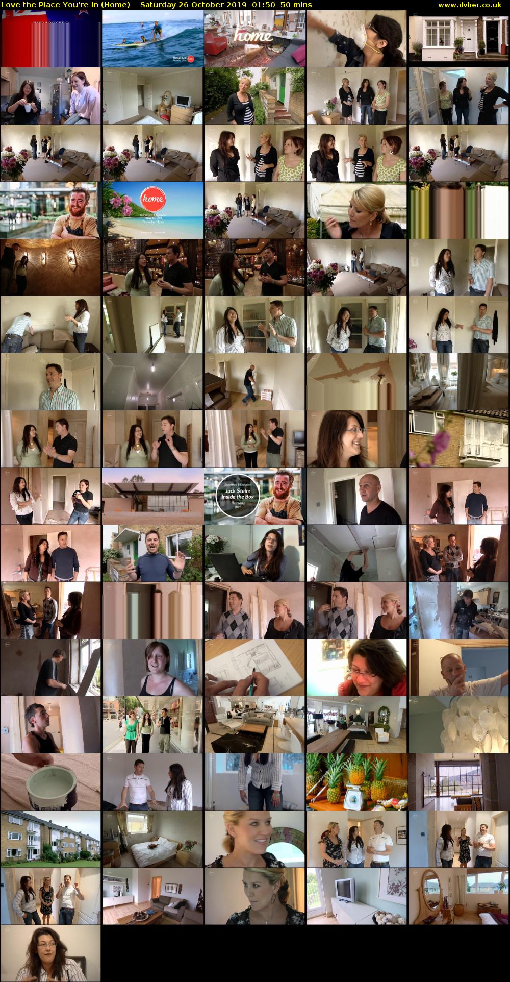 Love the Place You're In (Home) Saturday 26 October 2019 01:50 - 02:40