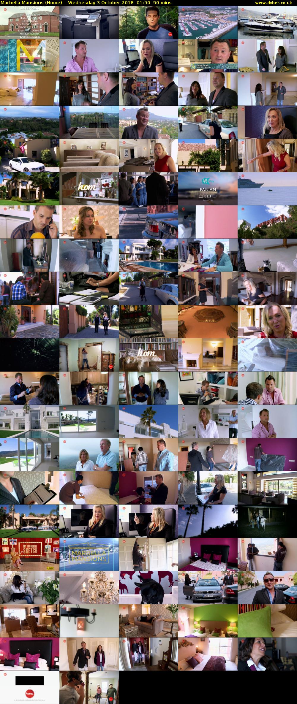 Marbella Mansions (Home) Wednesday 3 October 2018 01:50 - 02:40