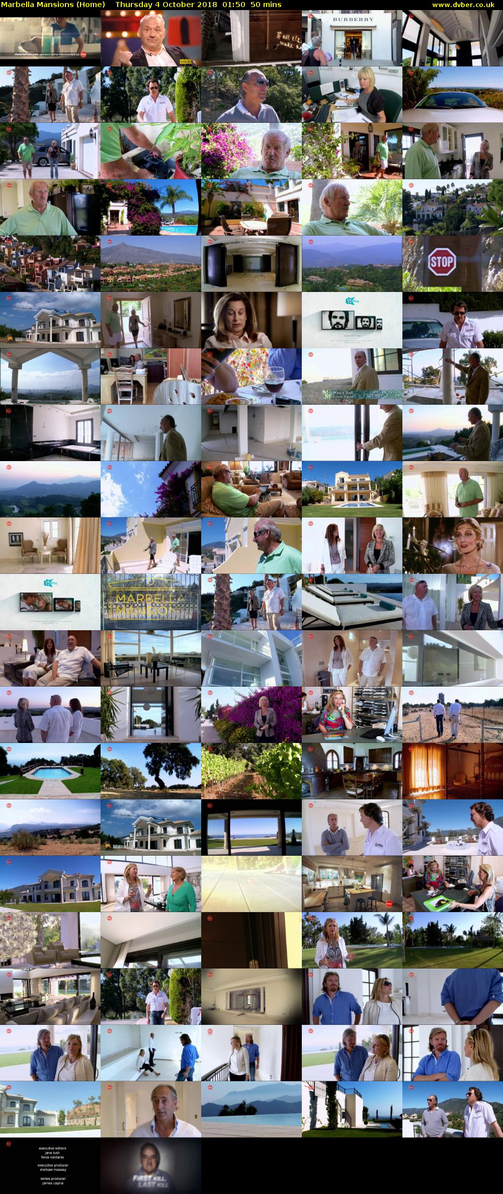 Marbella Mansions (Home) Thursday 4 October 2018 01:50 - 02:40