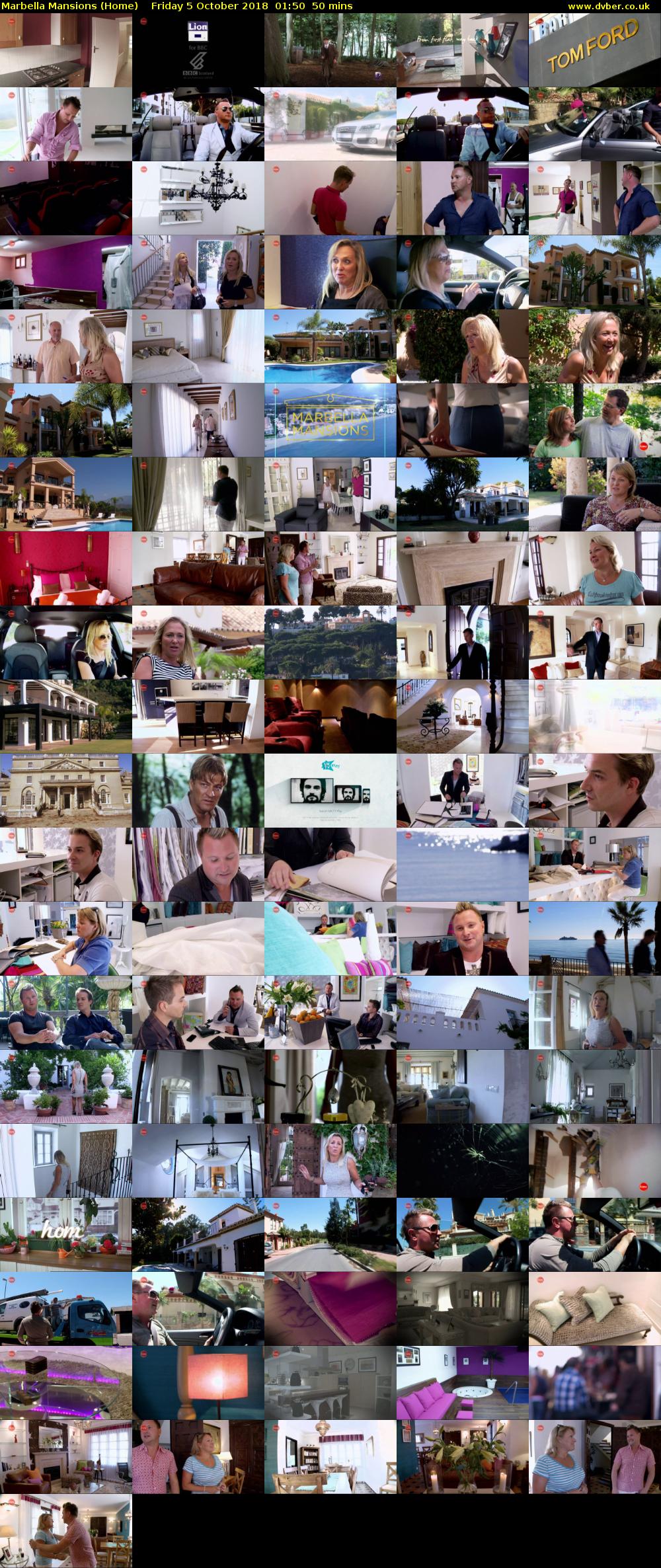 Marbella Mansions (Home) Friday 5 October 2018 01:50 - 02:40