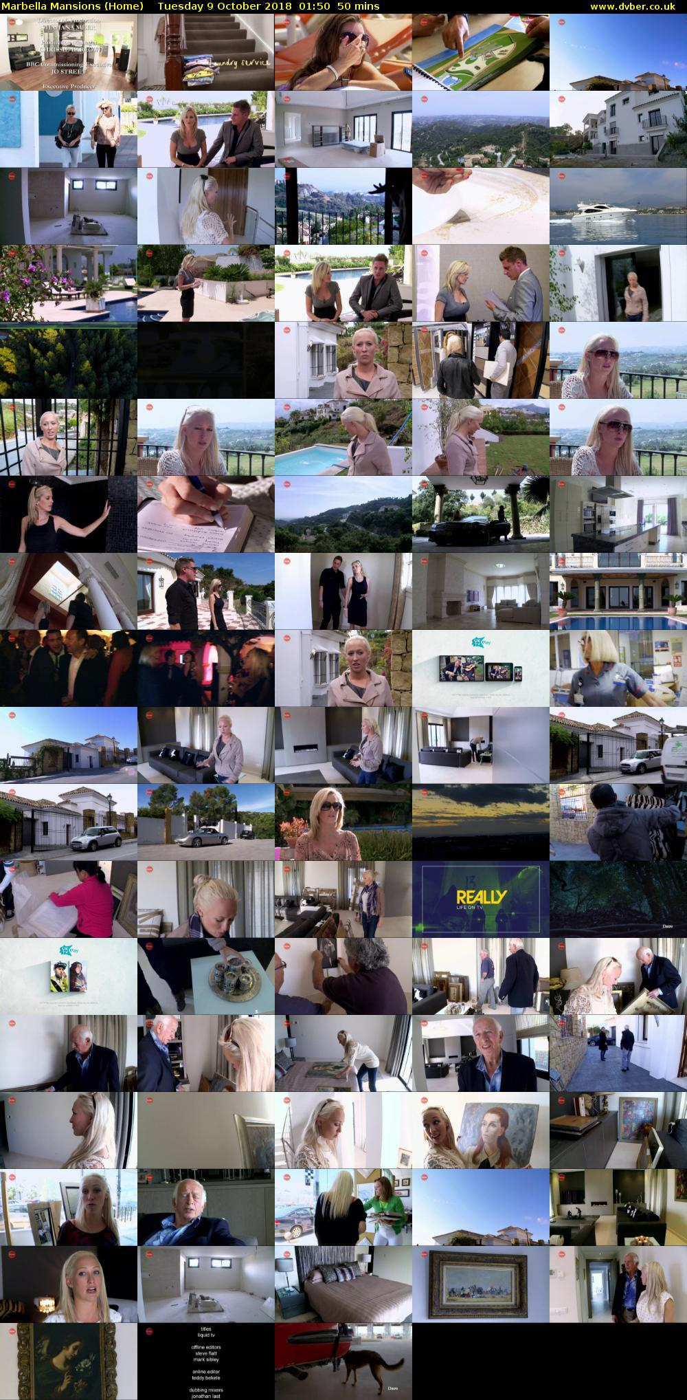 Marbella Mansions (Home) Tuesday 9 October 2018 01:50 - 02:40