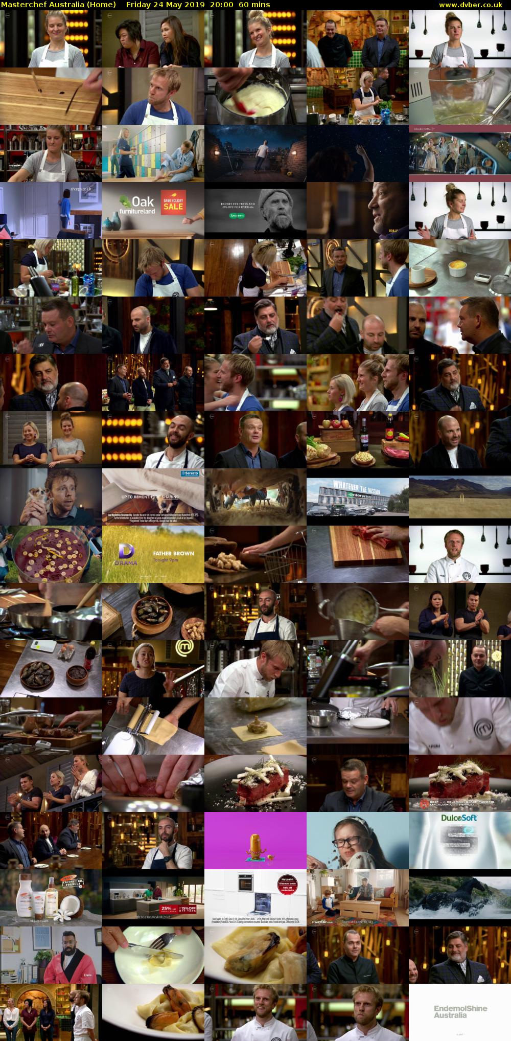 MasterChef Australia (Home) Friday 24 May 2019 20:00 - 21:00
