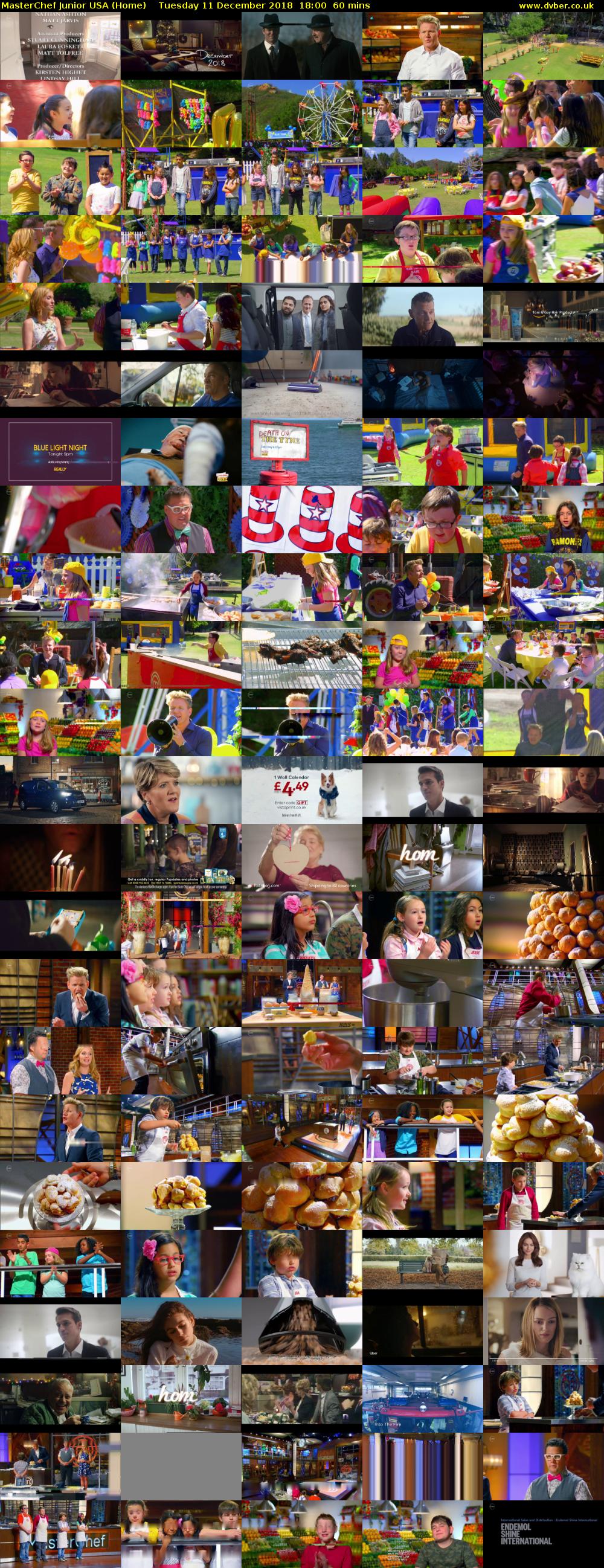 MasterChef Junior USA (Home) Tuesday 11 December 2018 18:00 - 19:00