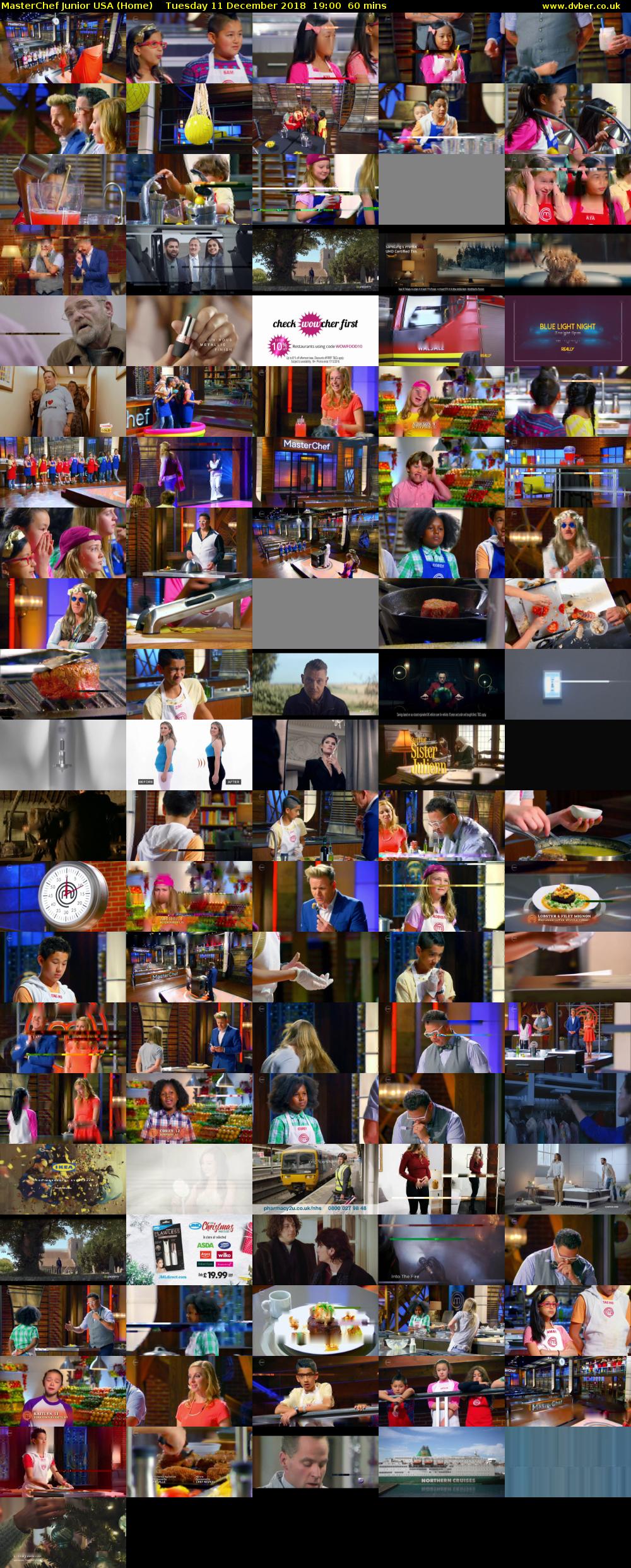 MasterChef Junior USA (Home) Tuesday 11 December 2018 19:00 - 20:00