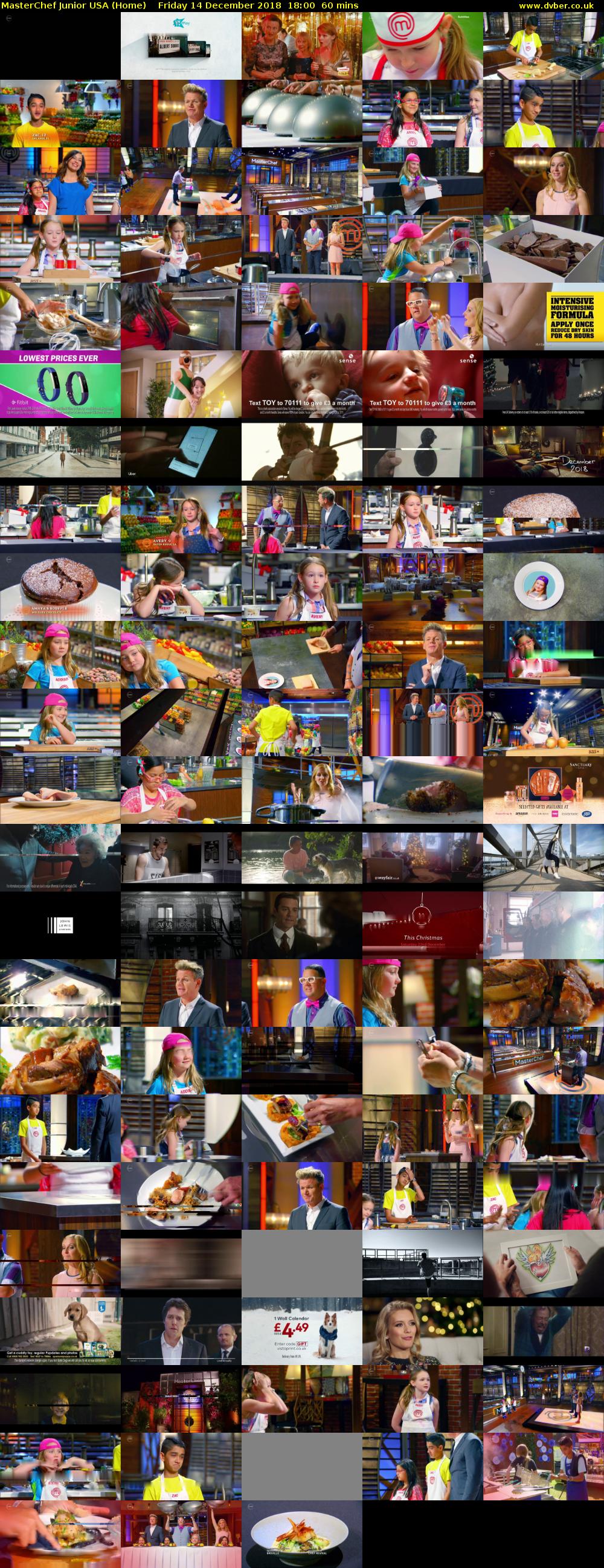 MasterChef Junior USA (Home) Friday 14 December 2018 18:00 - 19:00