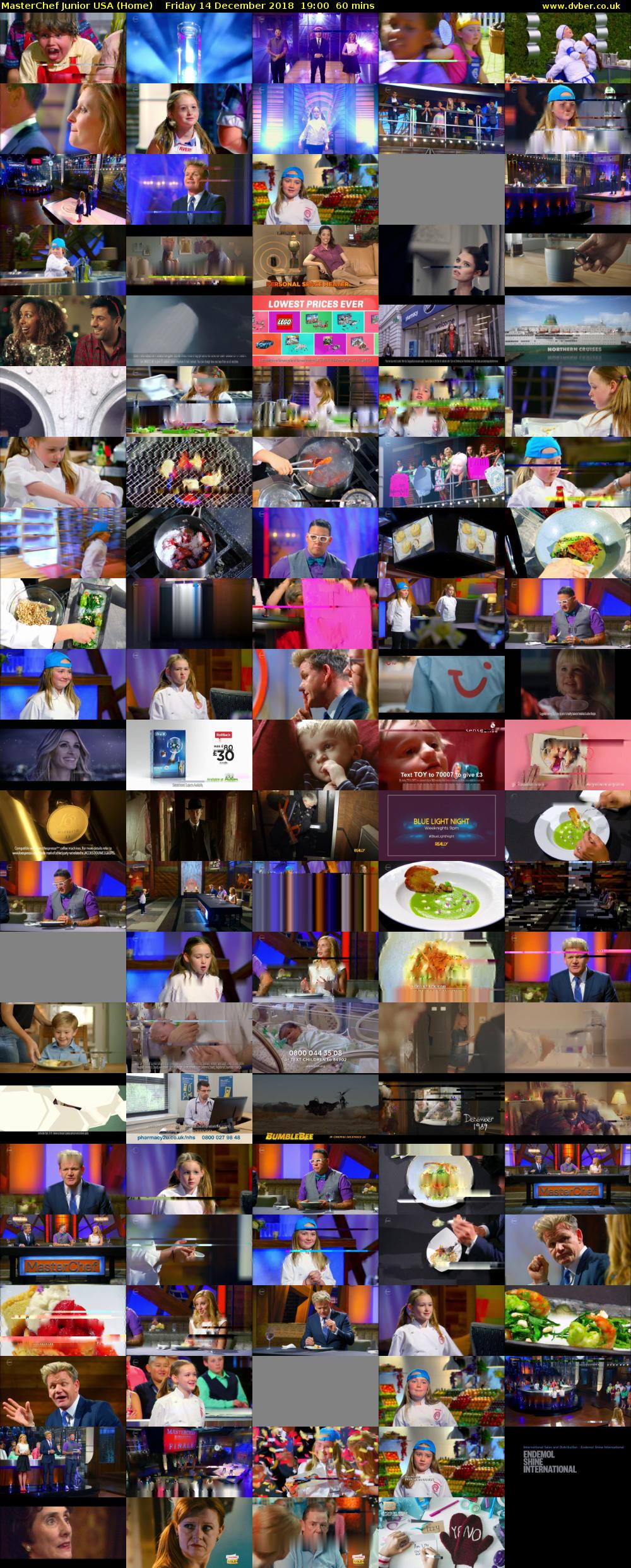 MasterChef Junior USA (Home) Friday 14 December 2018 19:00 - 20:00